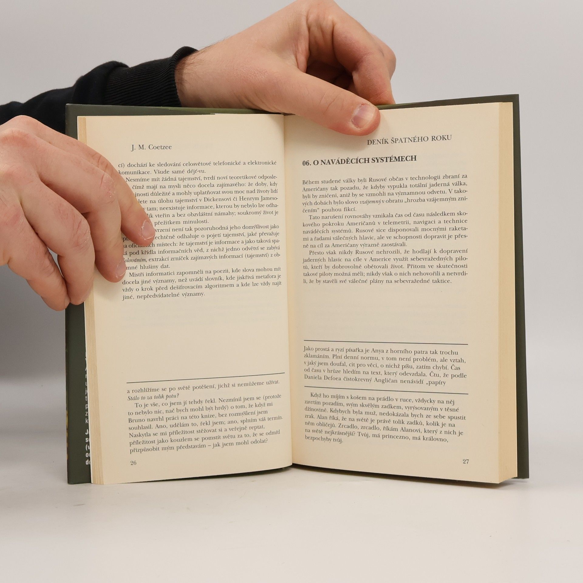 John Maxwell Coetzee Deník špatného roku