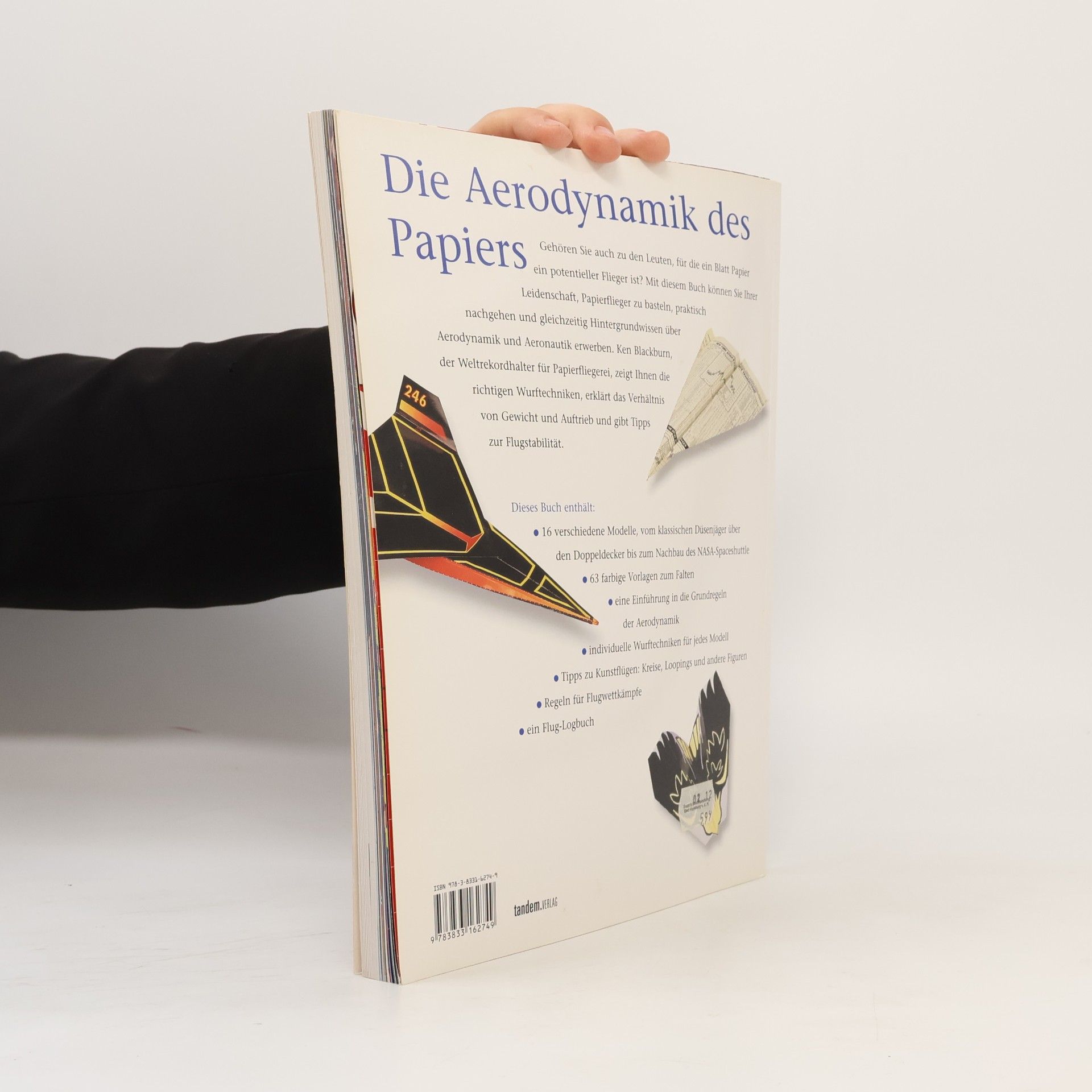 Ken Blackburn Papierflugzeuge