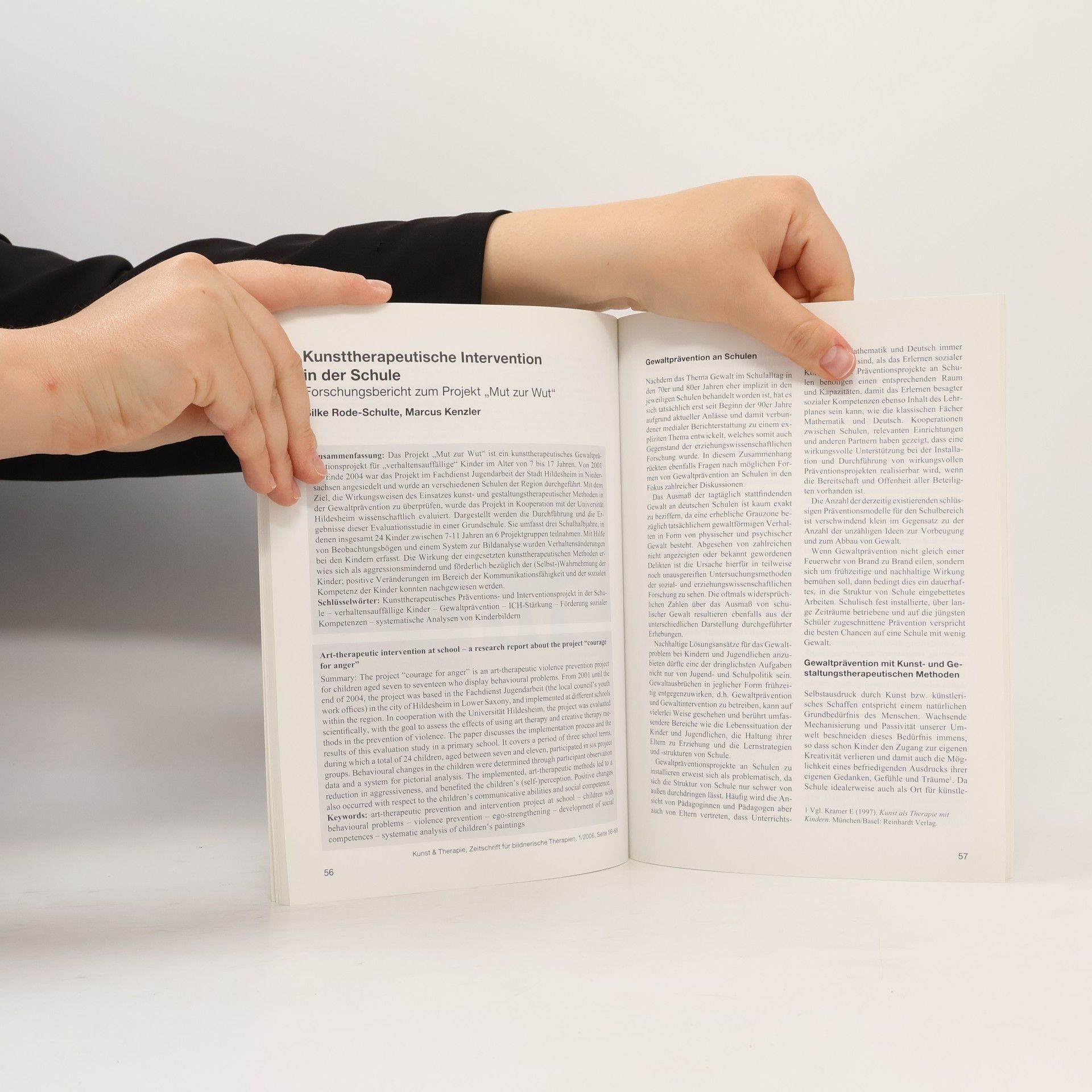 Karl-Heinz Menzen Kunst & Therapie: Zeitschrift für bildnerische Therapien - 1/2006: Umkreisungen