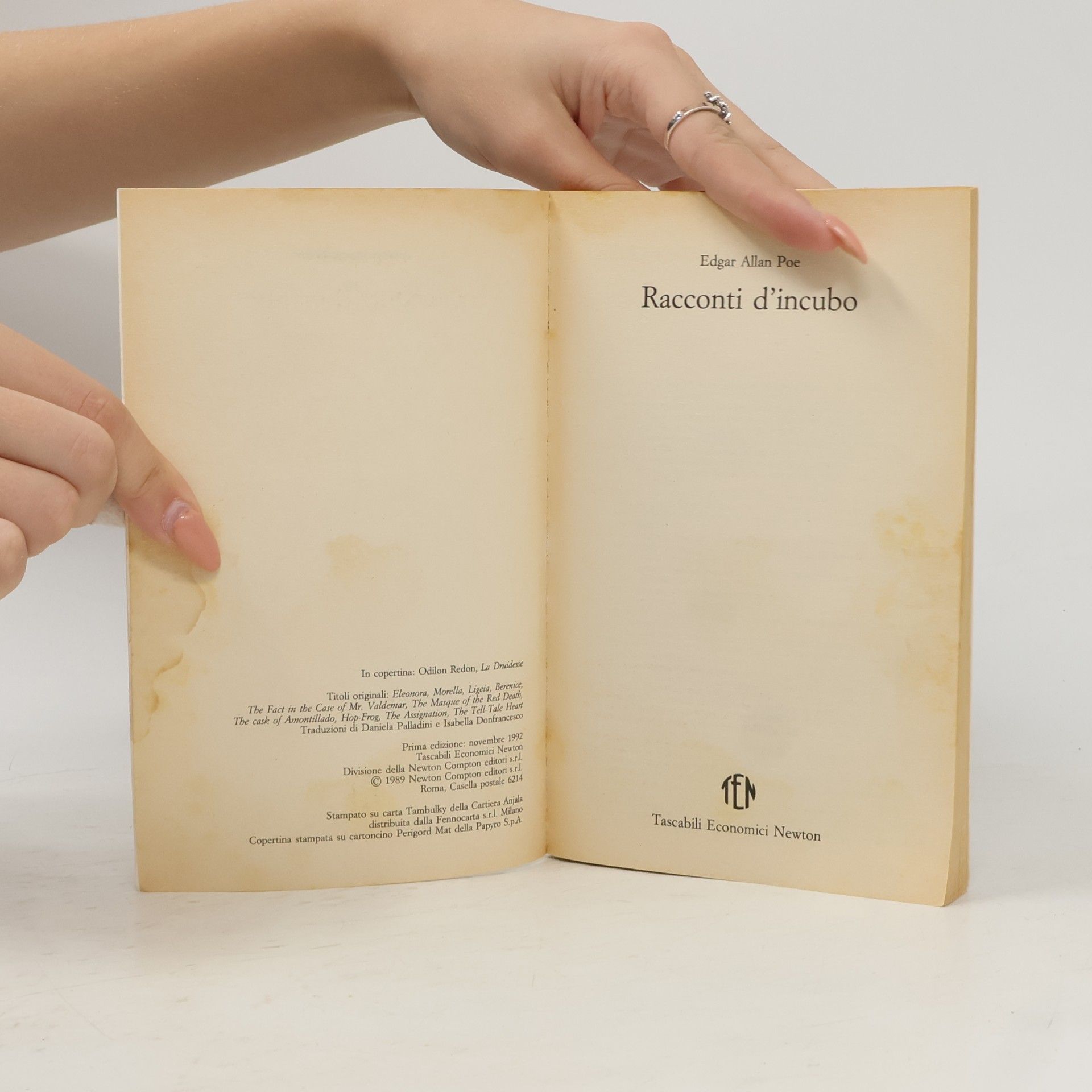 Edgar Allan Poe Racconti d'incubo
