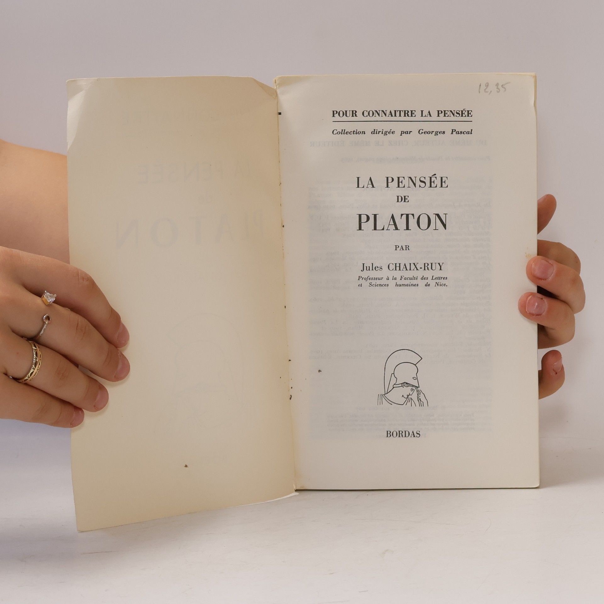 Jules Chaix-Ruy Pour connaître la pensée de Platon