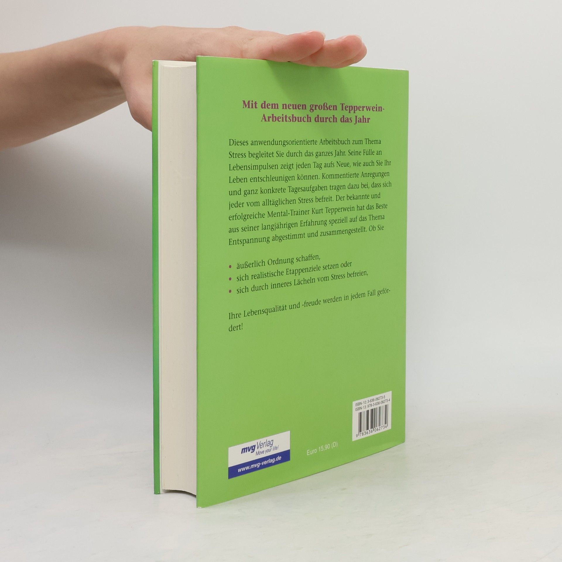 Kurt Tepperwein Das große Anti-Stress-Buch