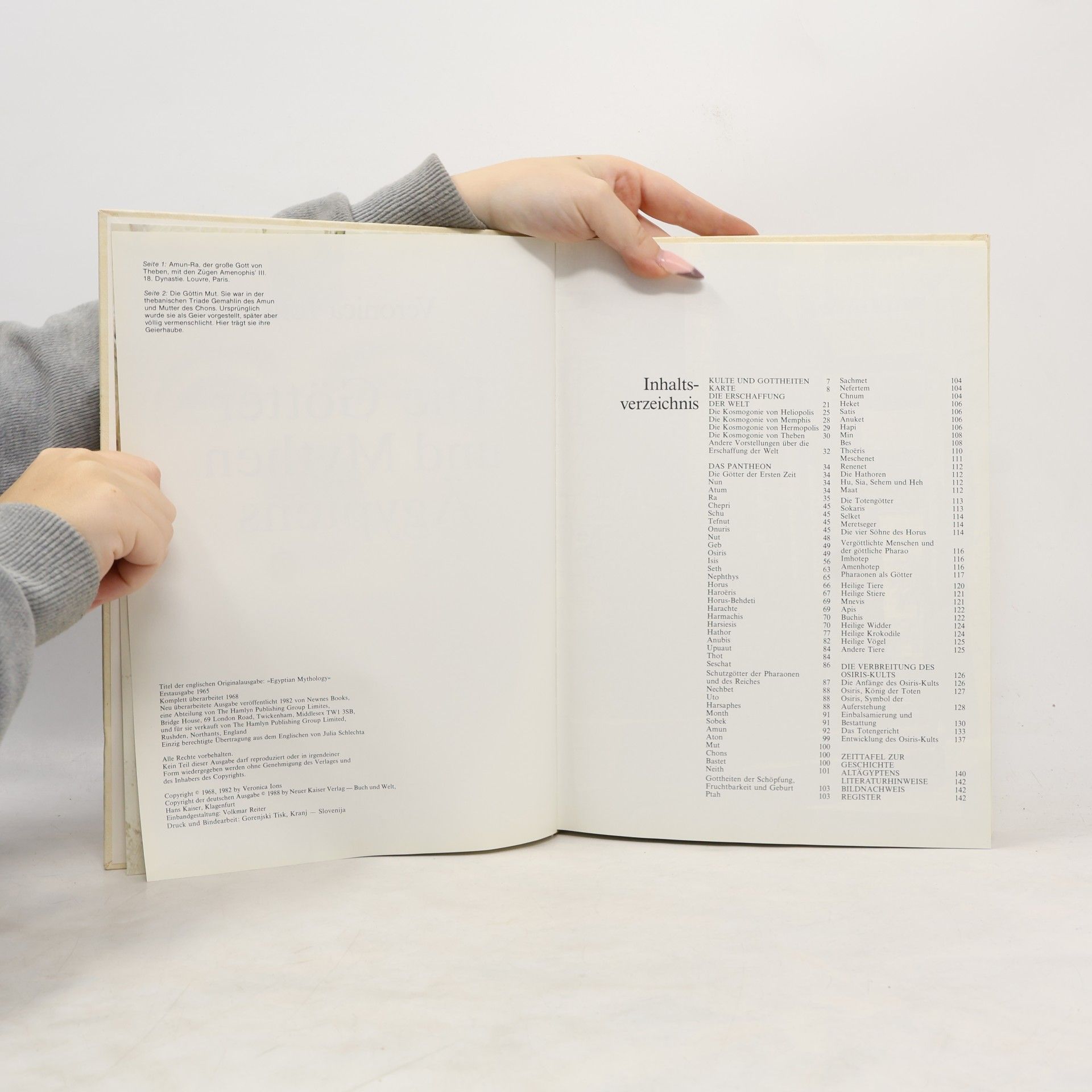 Various authors Die Götter und Mythen Ägyptens