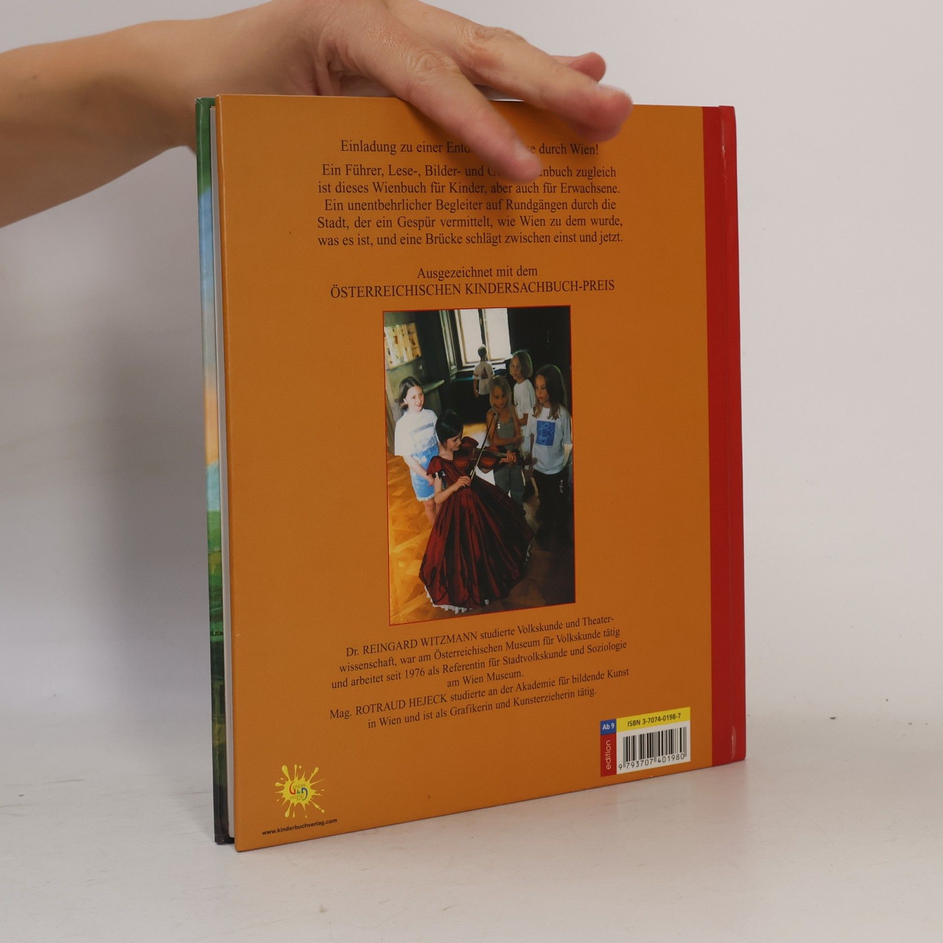 Reingard Witzmann Mein Wienbuch. Auf den Spuren der Stadt