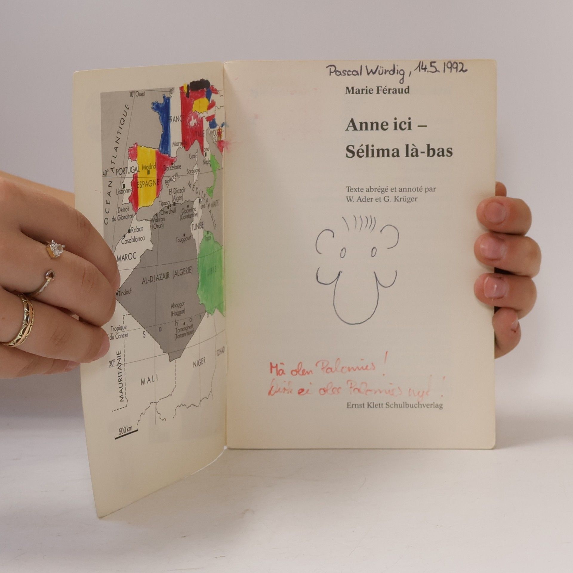 Marie Féraud Anne ici - Selima la-bas. Lectures Francaises