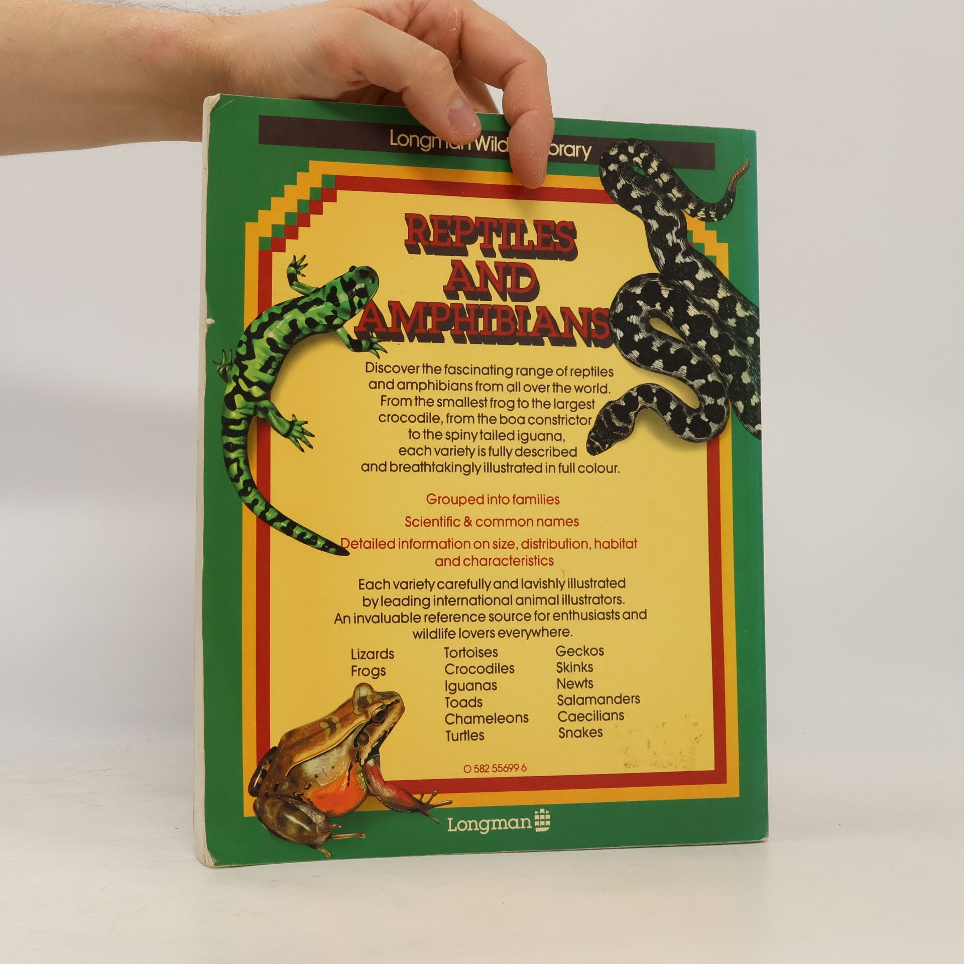 Dr Philip Whitfield Longman Wildlife Library: Reptiles And Amphibians