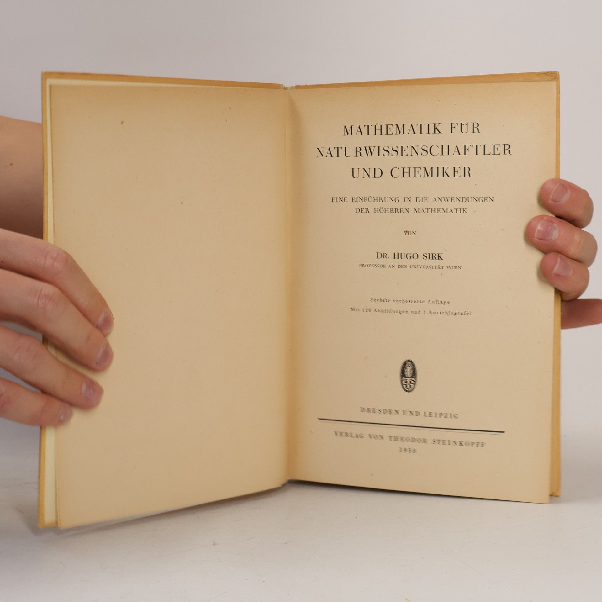 Hugo Sirk Mathematik für Naturwissenschaftler und Chemiker
