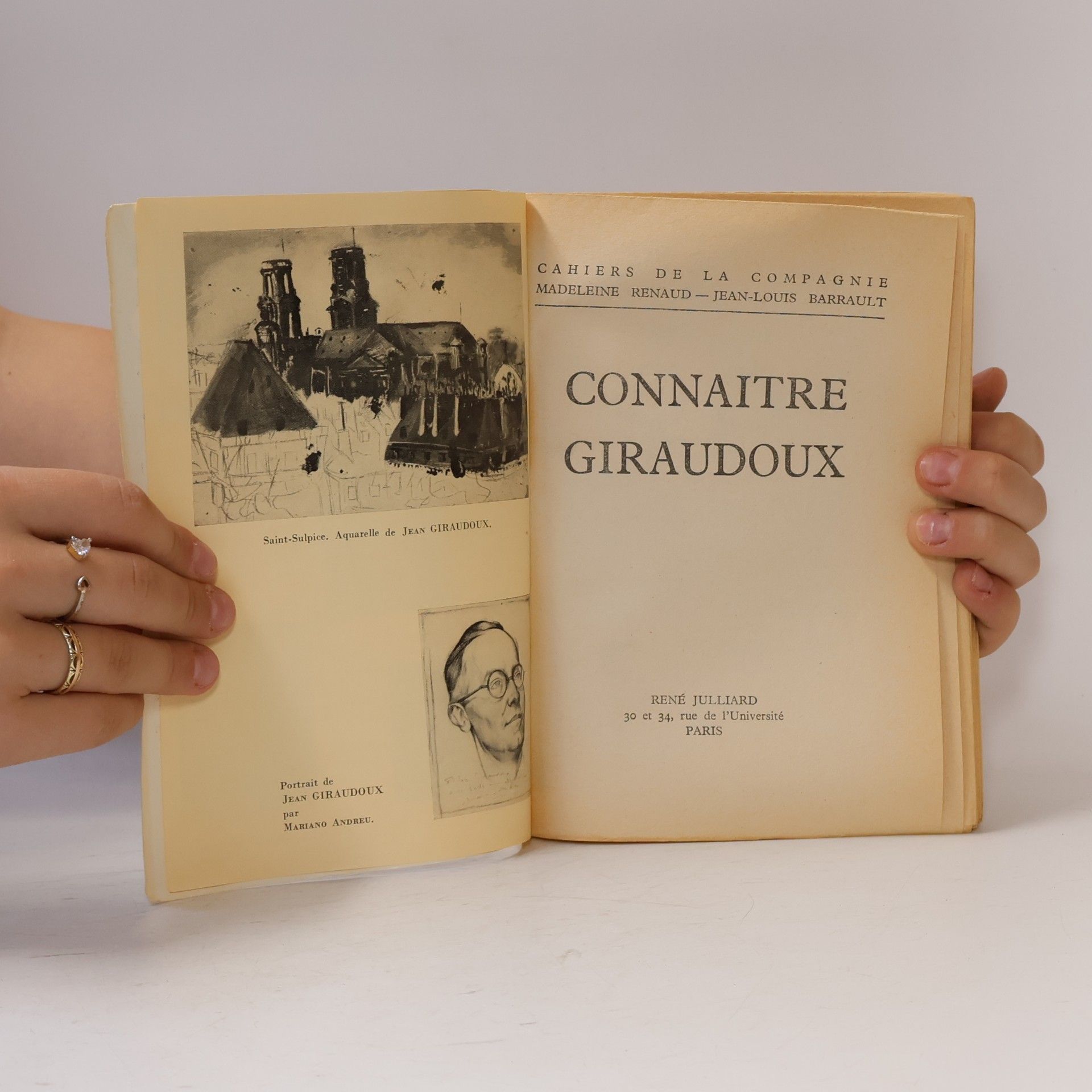 Jean Giraudoux Cahiers Renaud - Barrault : Connaître Giraudoux