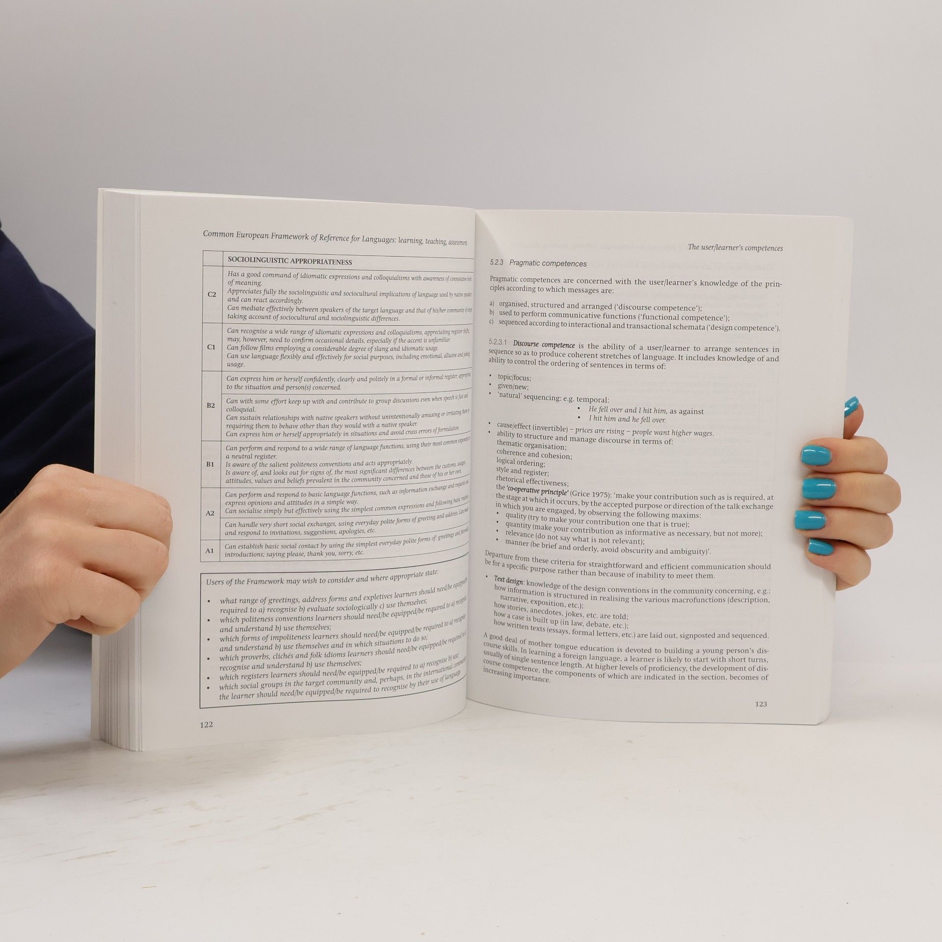 Council of Europe Council of Europe: Common European Framework of Reference for Languages