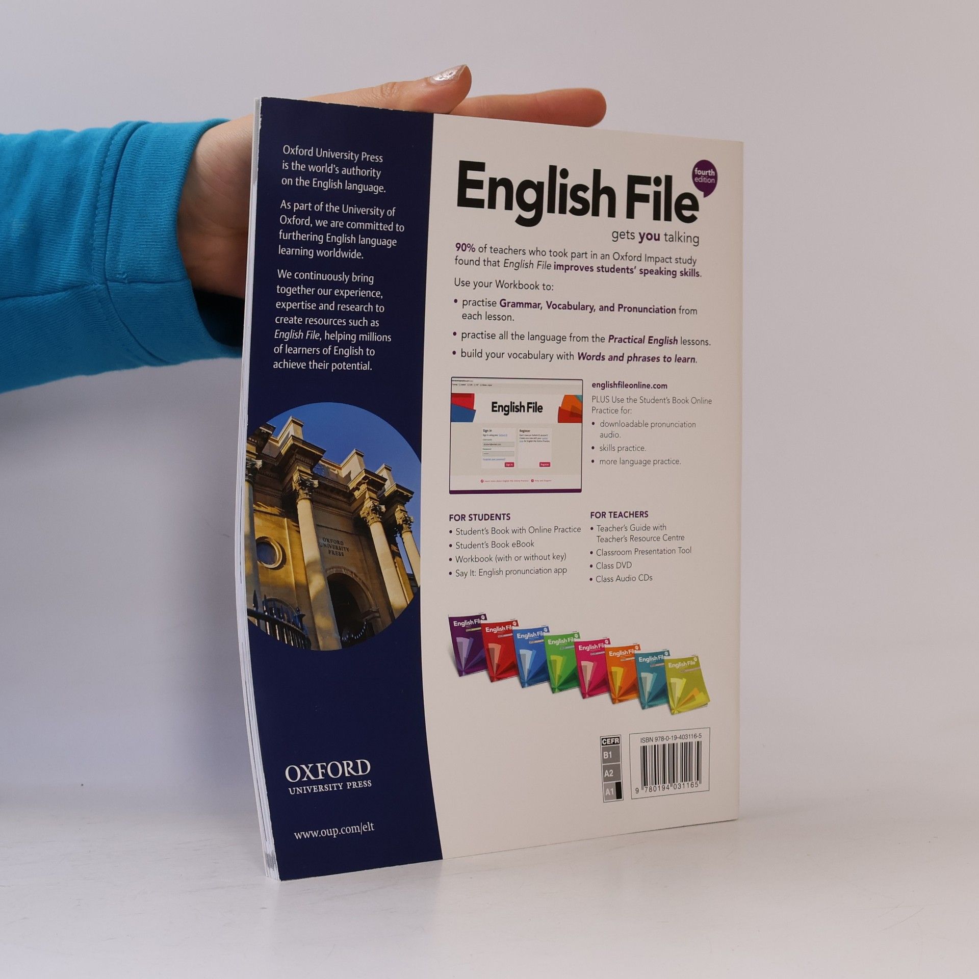Clive Oxenden English File Fourth Edition Beginner: Workbook with Key