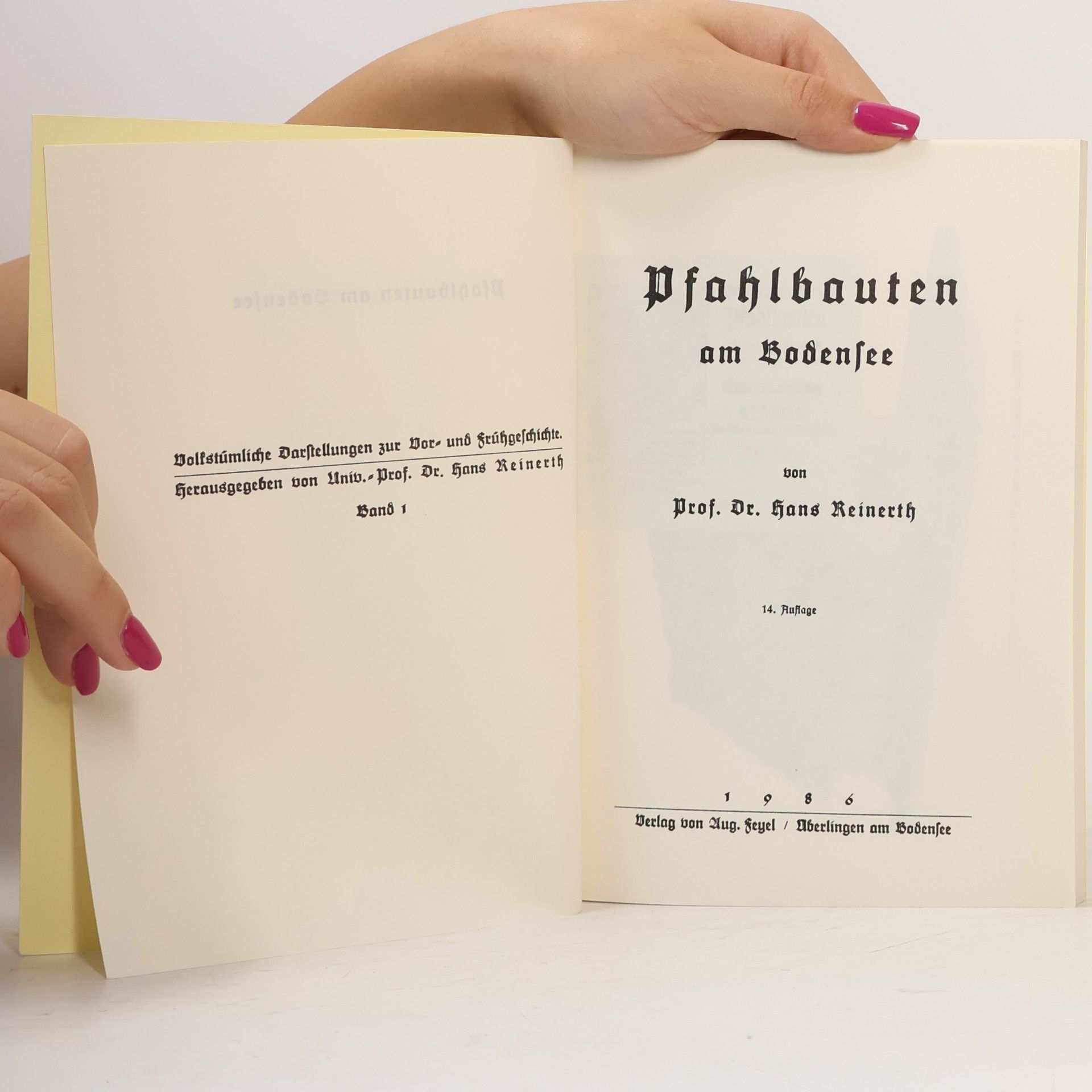 Hans Reinerth Pfahlbauten am Bodensee