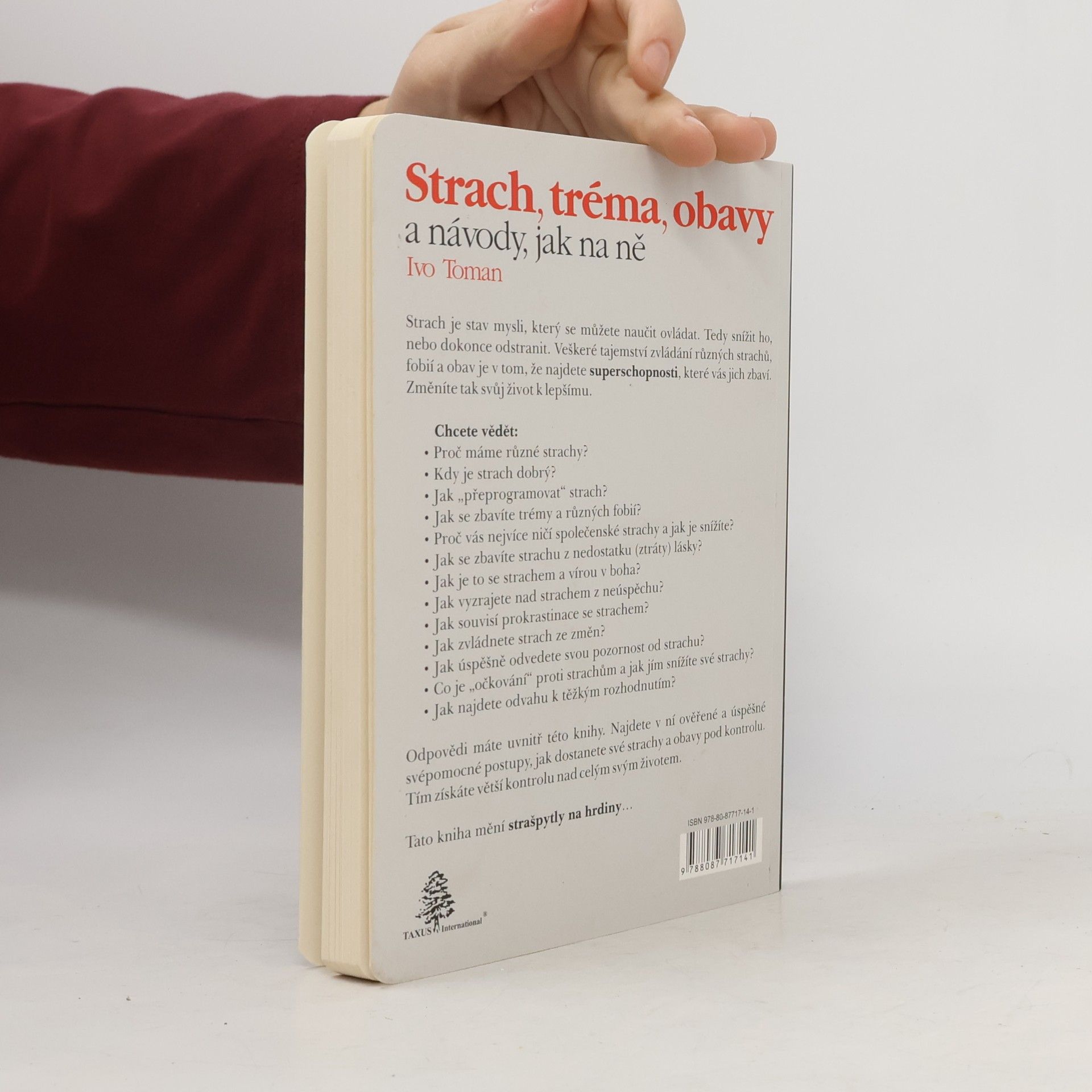 Ivo Toman Strach, tréma, obavy a návody, jak na ně