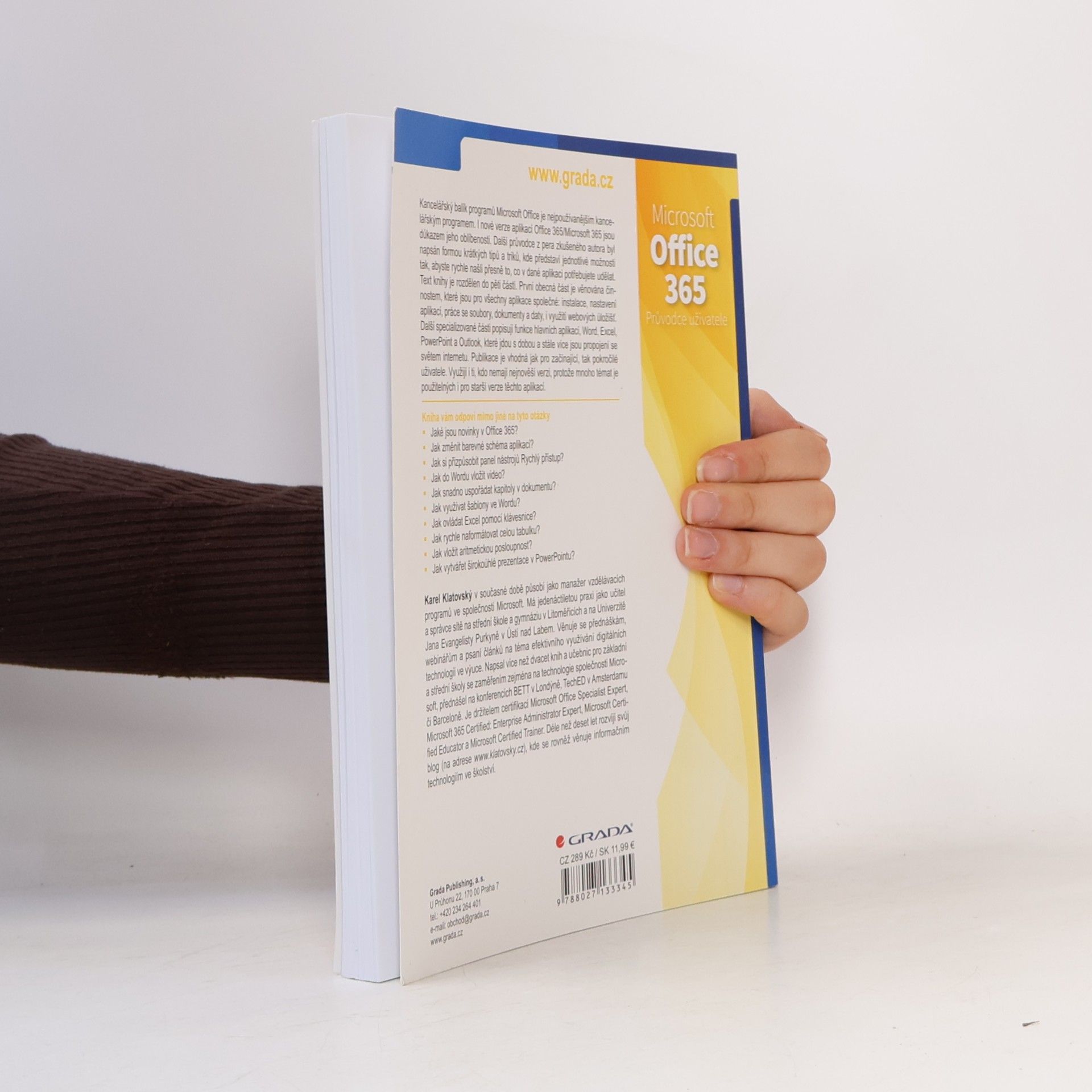 Karel Klatovský Microsoft Office 365 : průvodce uživatele : 333 klíčových témat