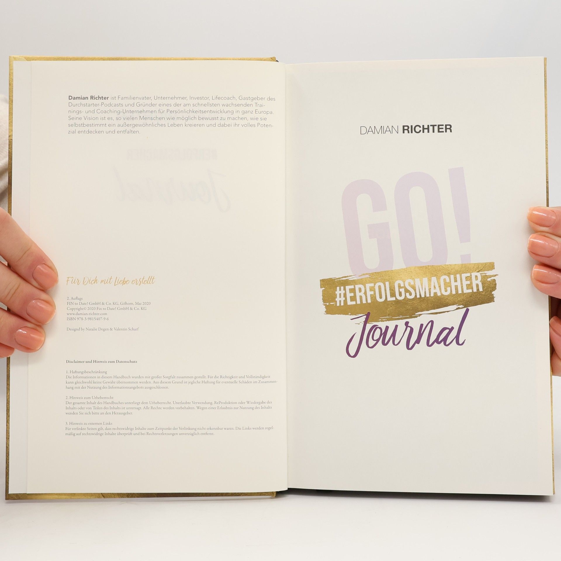 Damian Richter GO! Erfolgsmacher-Journal