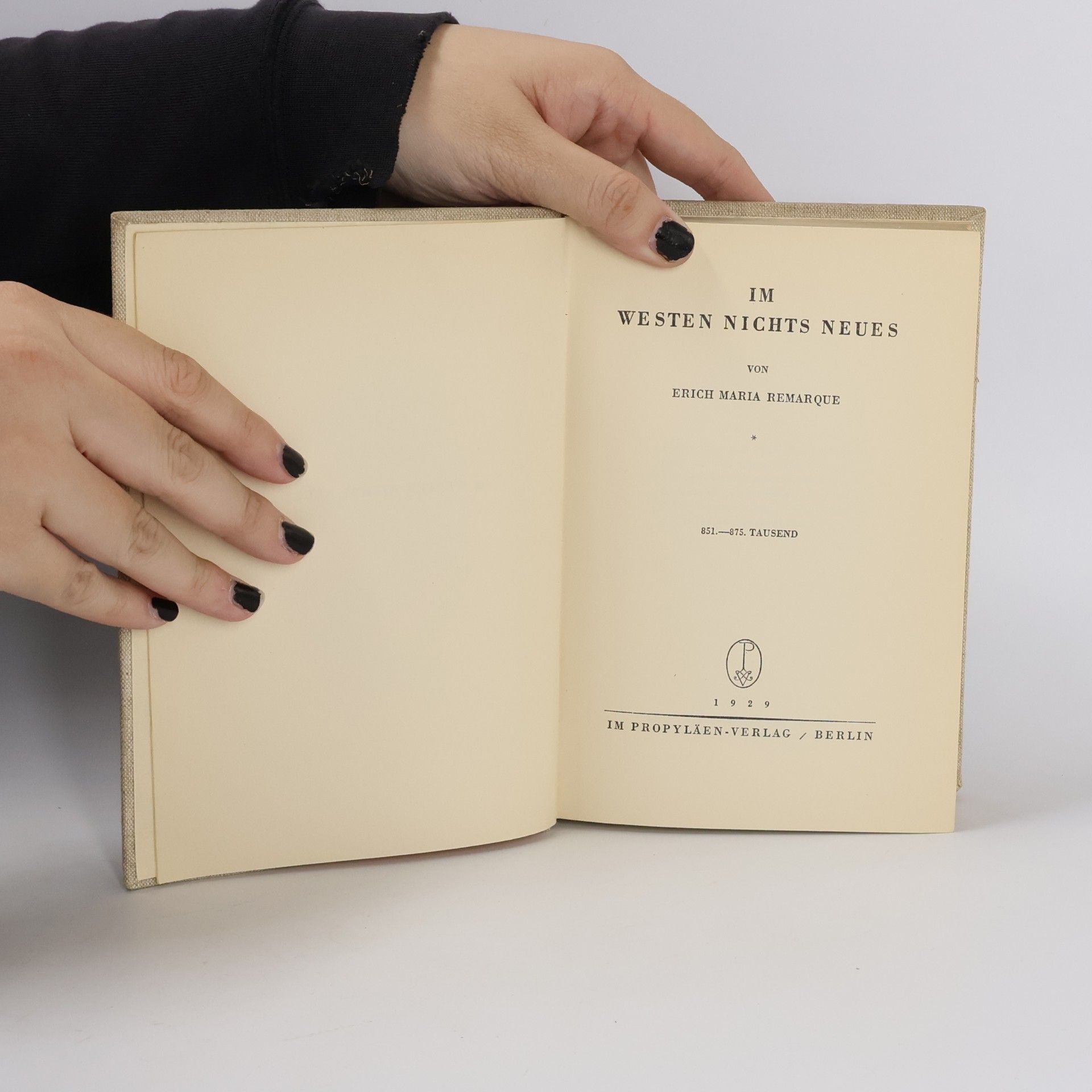 Erich Maria Remarque Im Western nichts neues