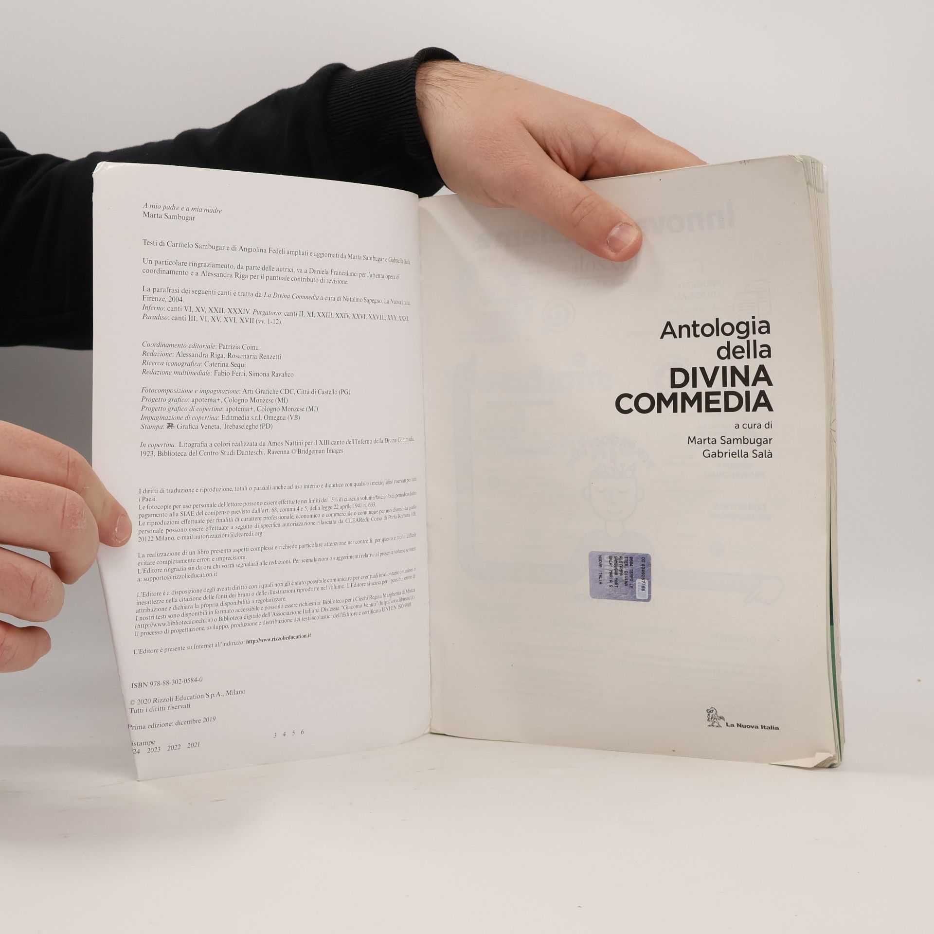Kolektiv autorů Antologia della Divina Commedia