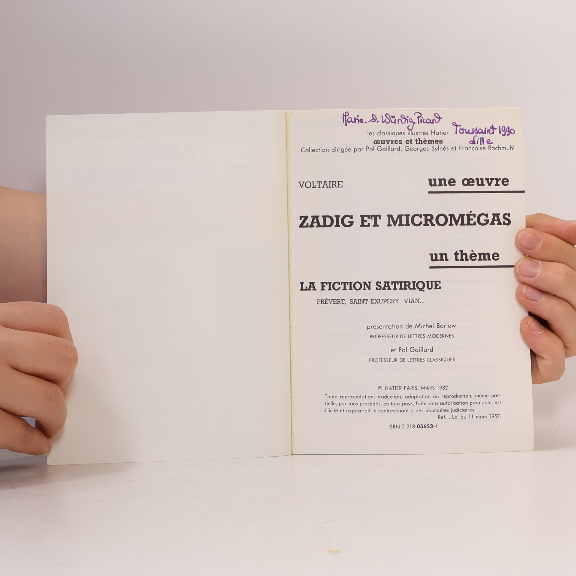Voltaire Zadig et Micromegas, la fiction satirique