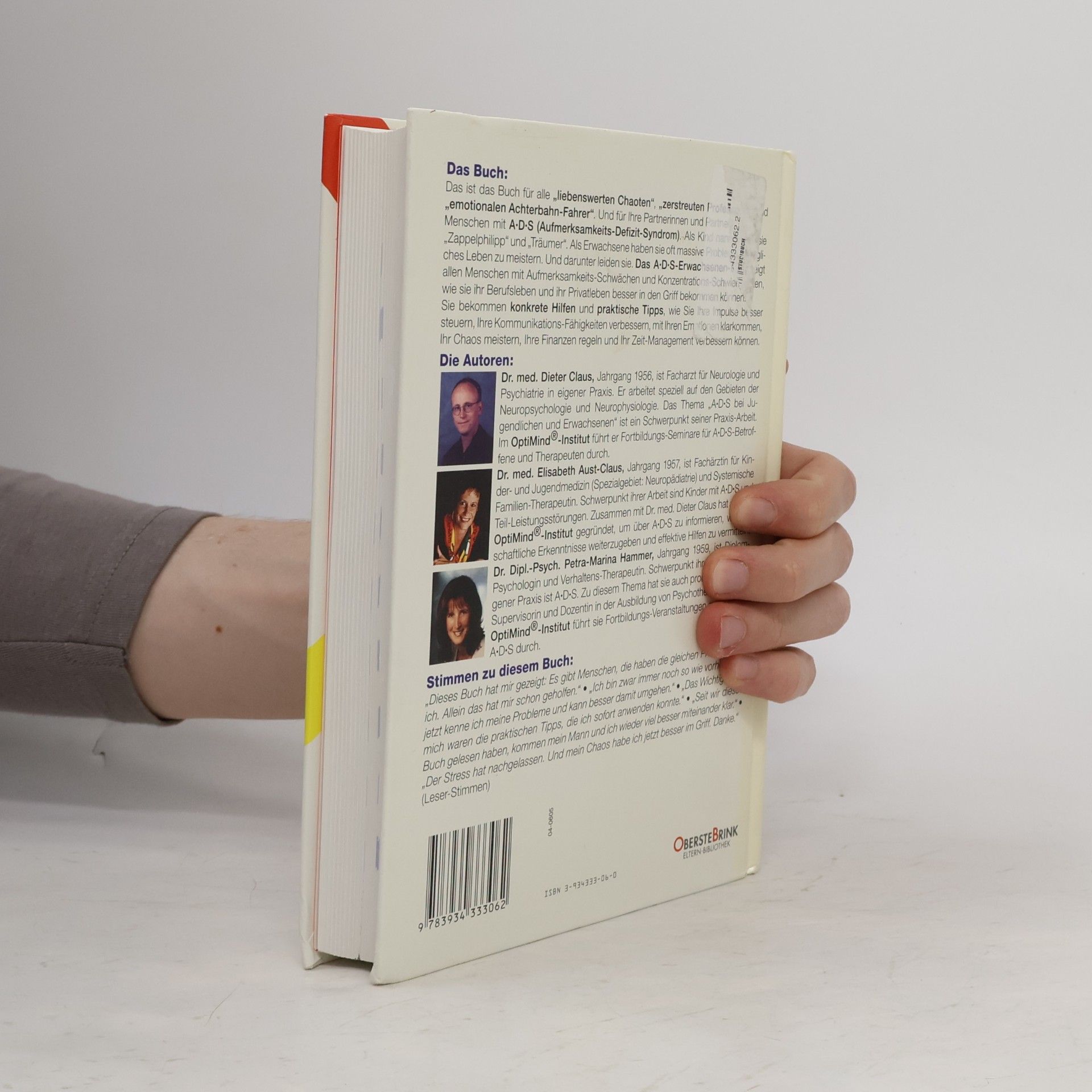 Claus-Dieter Schulz A-D-S - das Erwachsenen-Buch