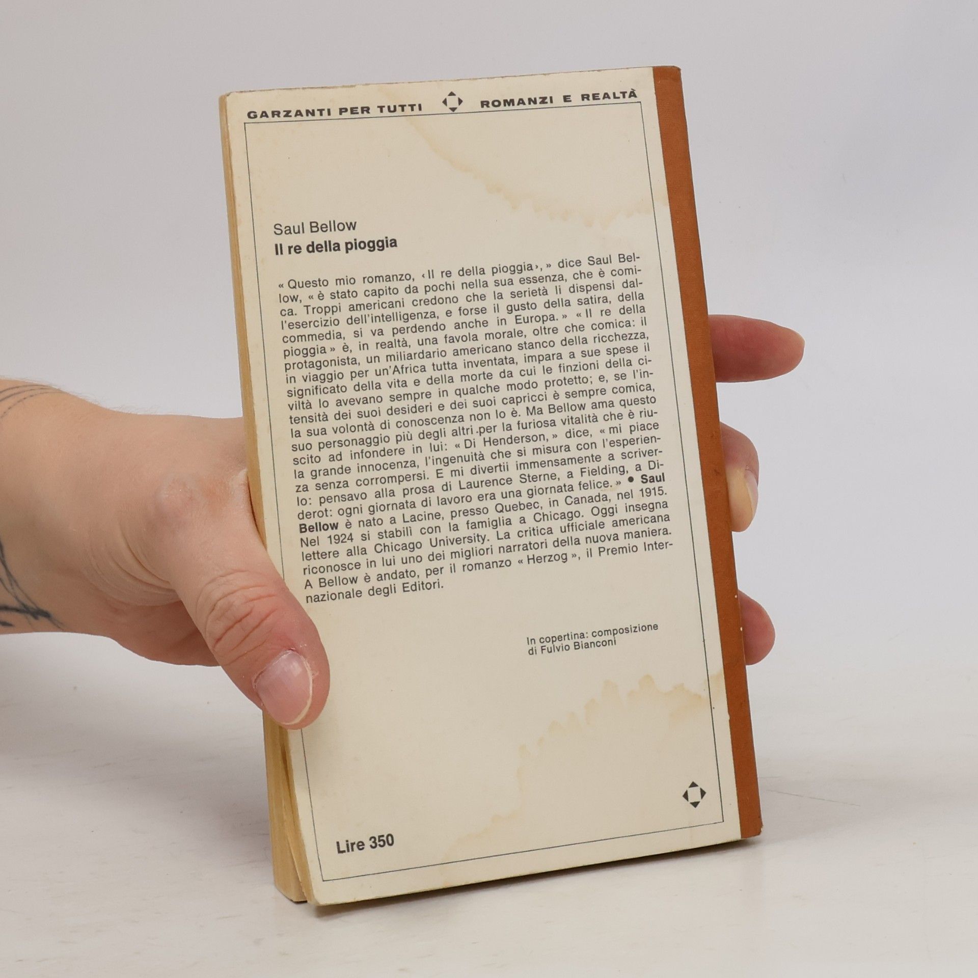 Saul Bellow Il re della pioggia