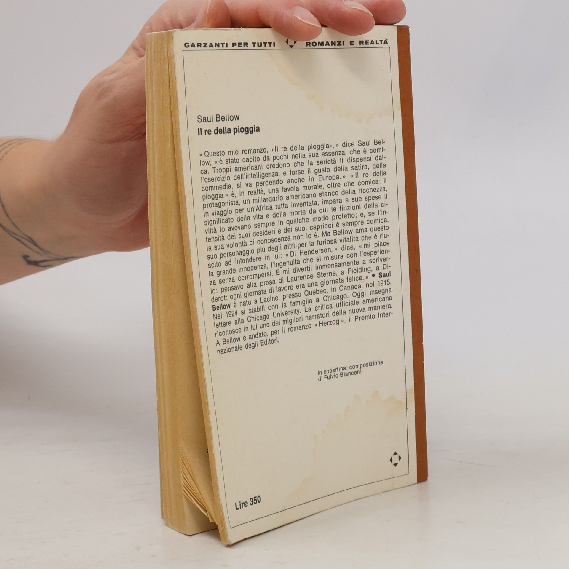 Saul Bellow Il re della pioggia