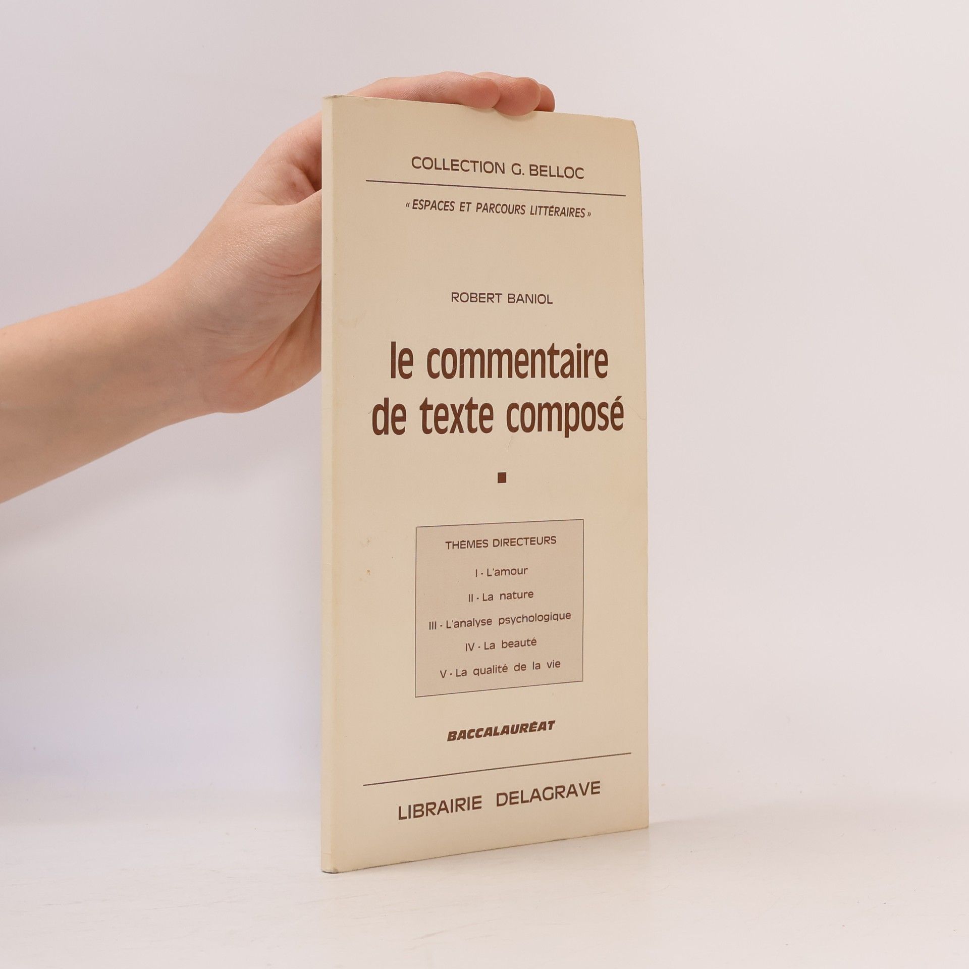 le commentaire de texte composé