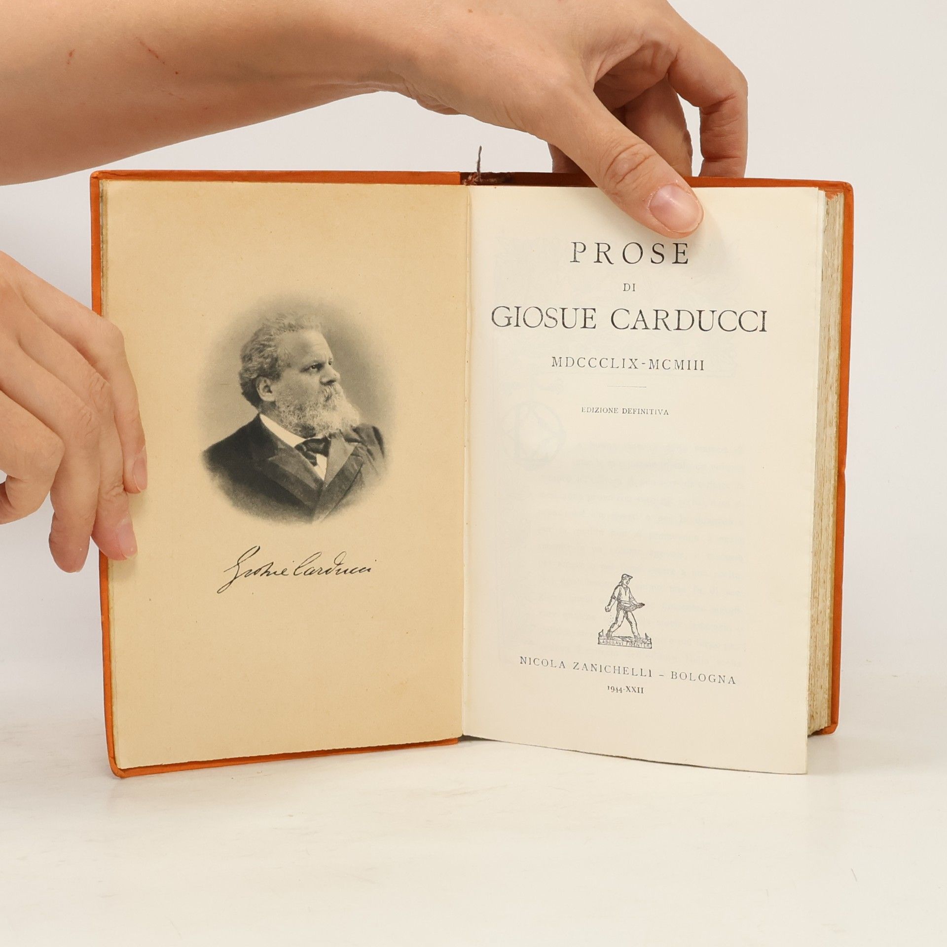 Giosue Carducci Prose di Giosue Carducci