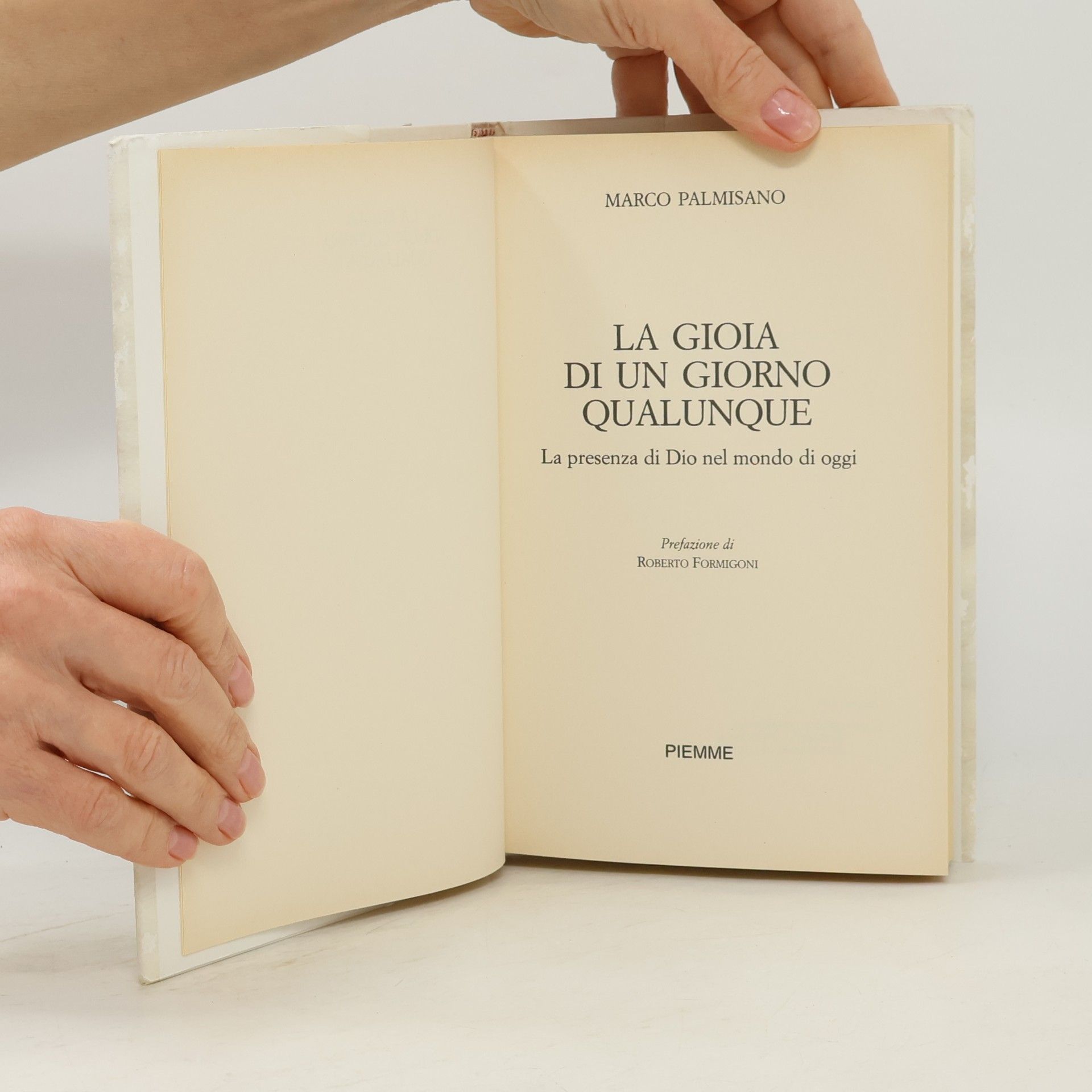 Marco Palmisano La gioia di un giorno qualunque. La presenza di Dio nel mondo di oggi