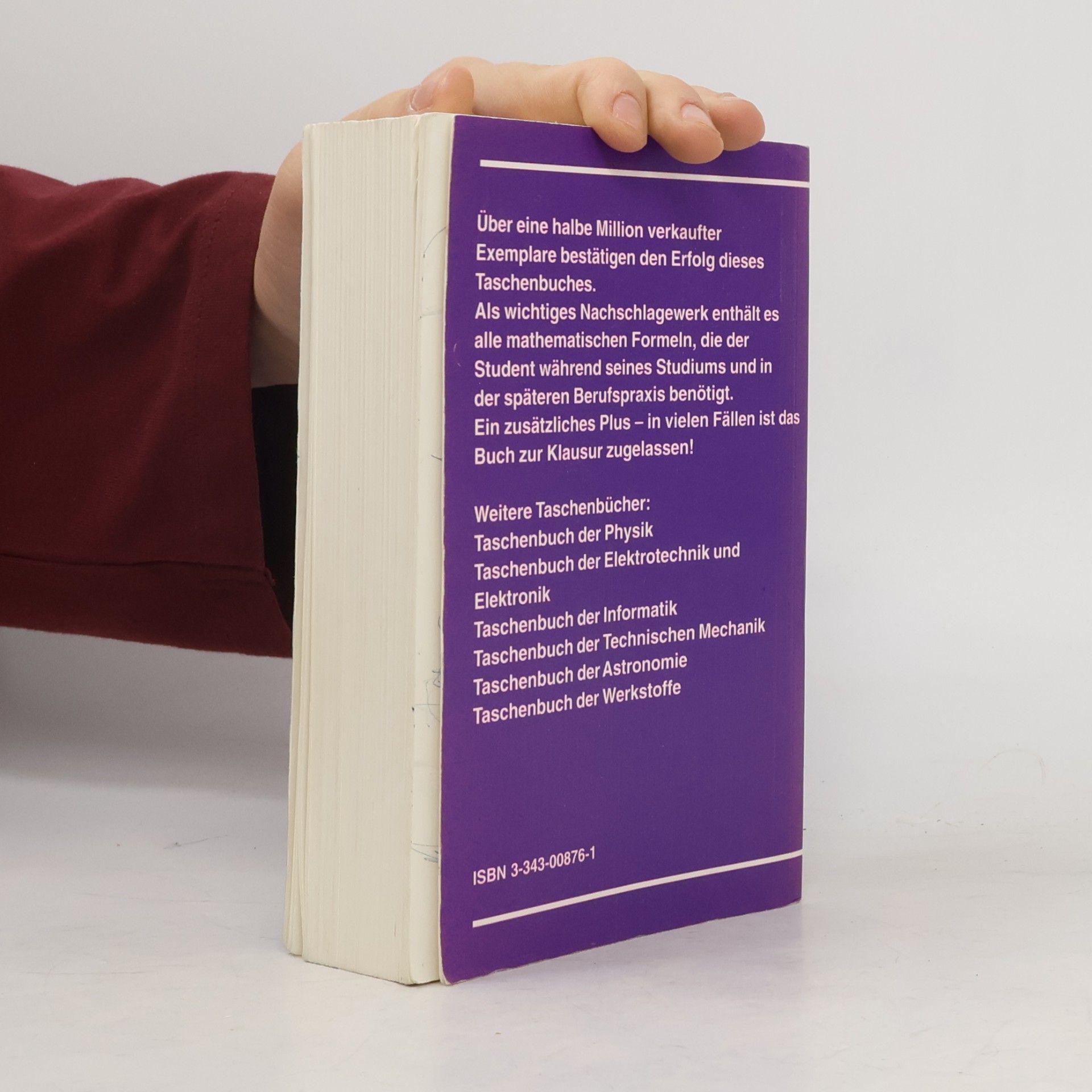 Hans Jochen Bartsch Taschenbuch mathematischer Formeln