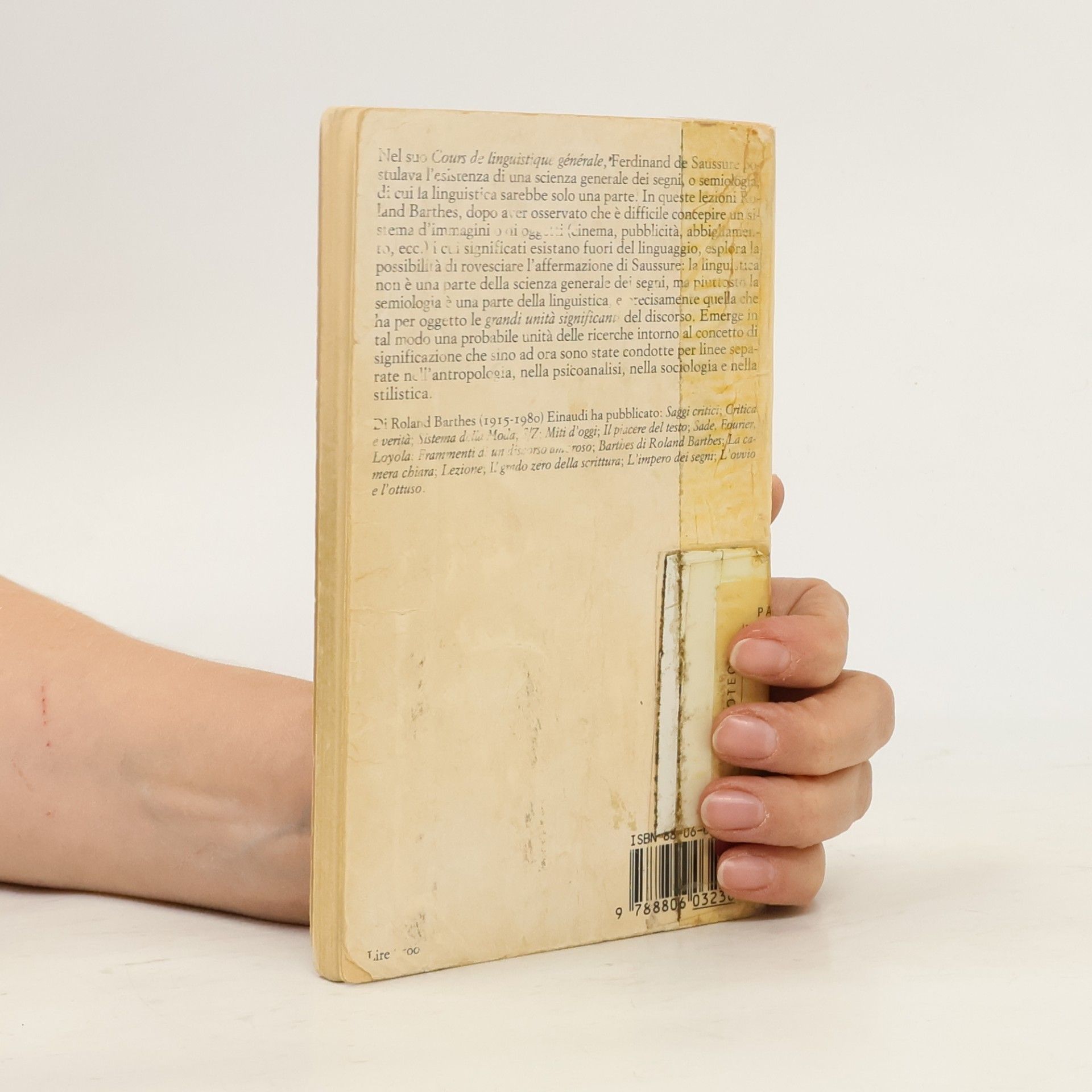 Roland Barthes Elementi di semiologia