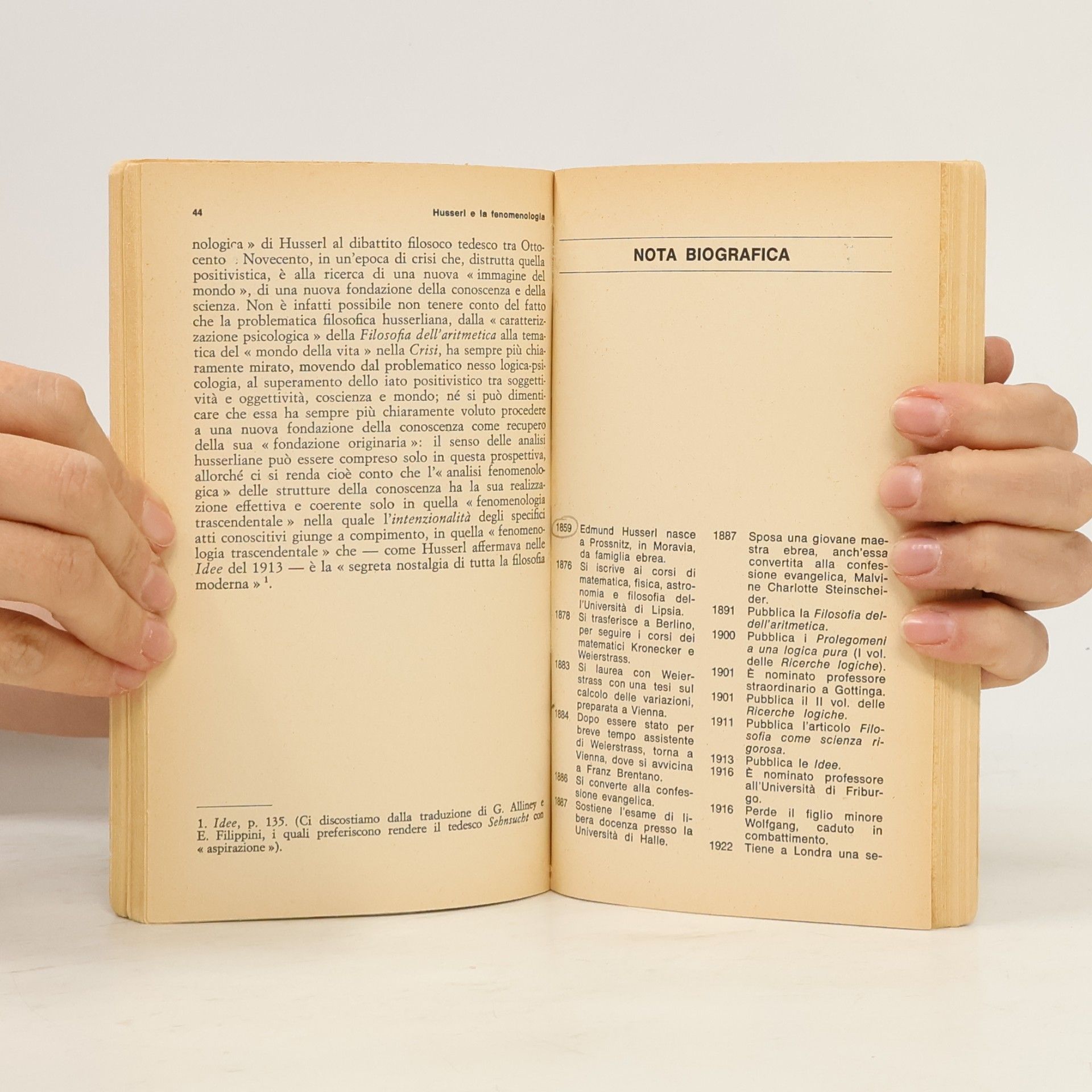 Stefano Poggi Husserl e la fenomenologia