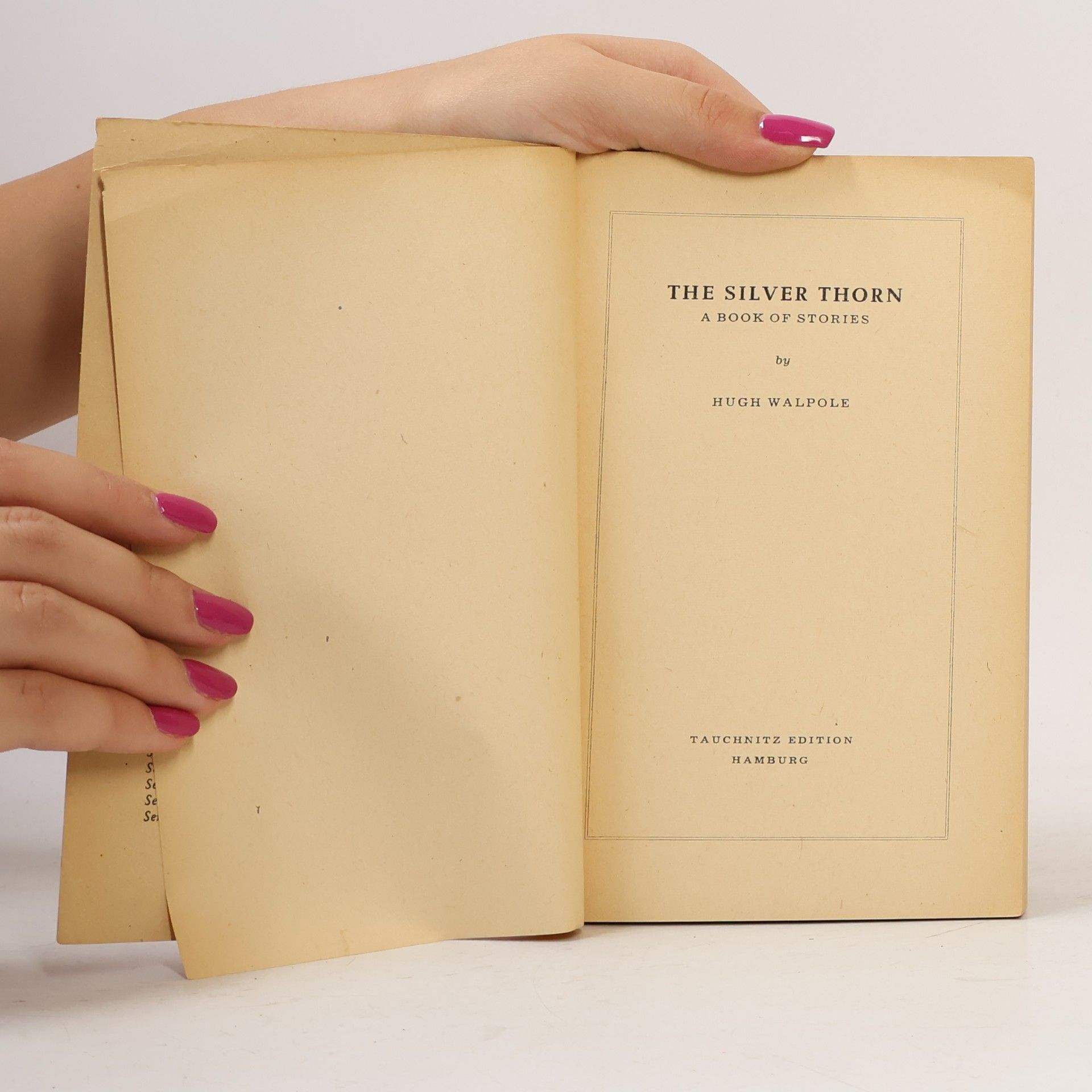 Hugh Walpole The Silver Thorn