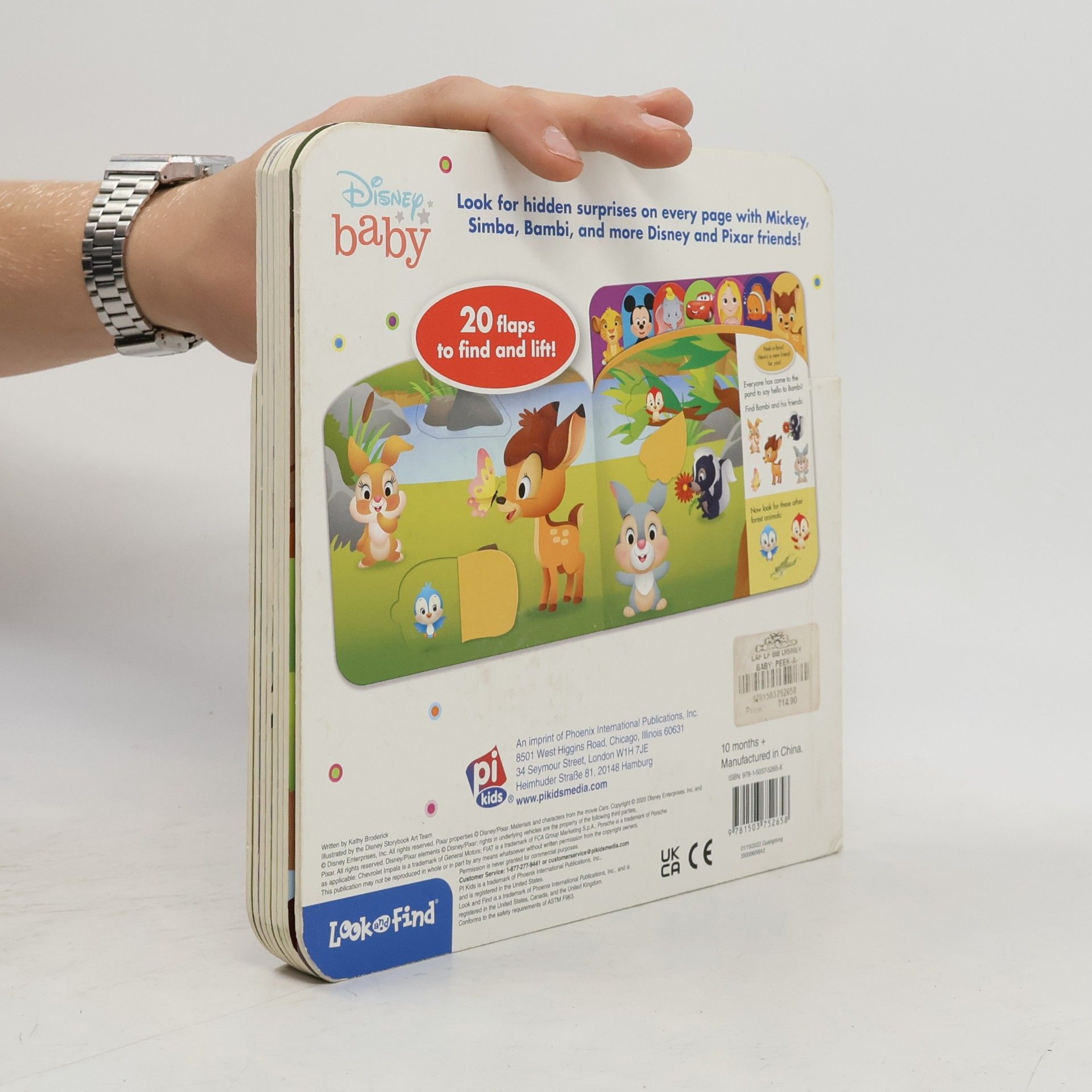 Kathy Broderick Disney Baby: Peek-A-Boo Lift-A-Flap Look and Find