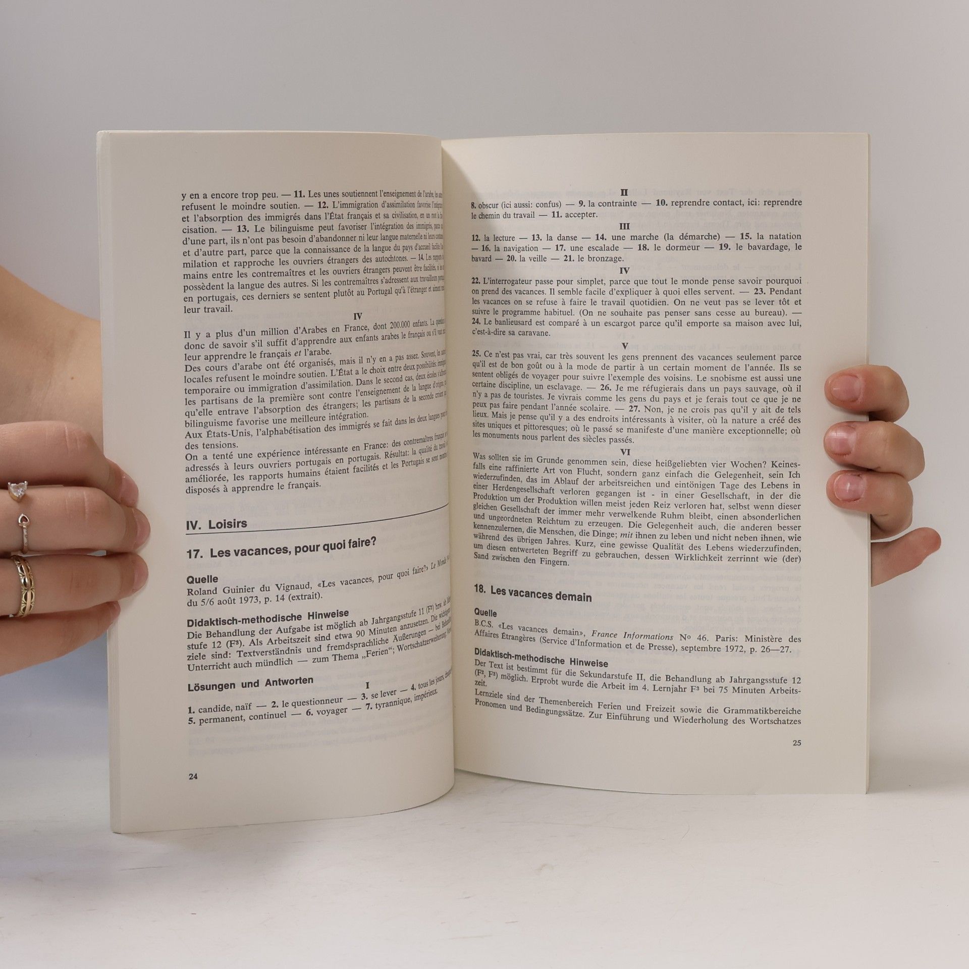 Wilfried Edener Textes français, compréhension et commentaire. Lehrerbuch