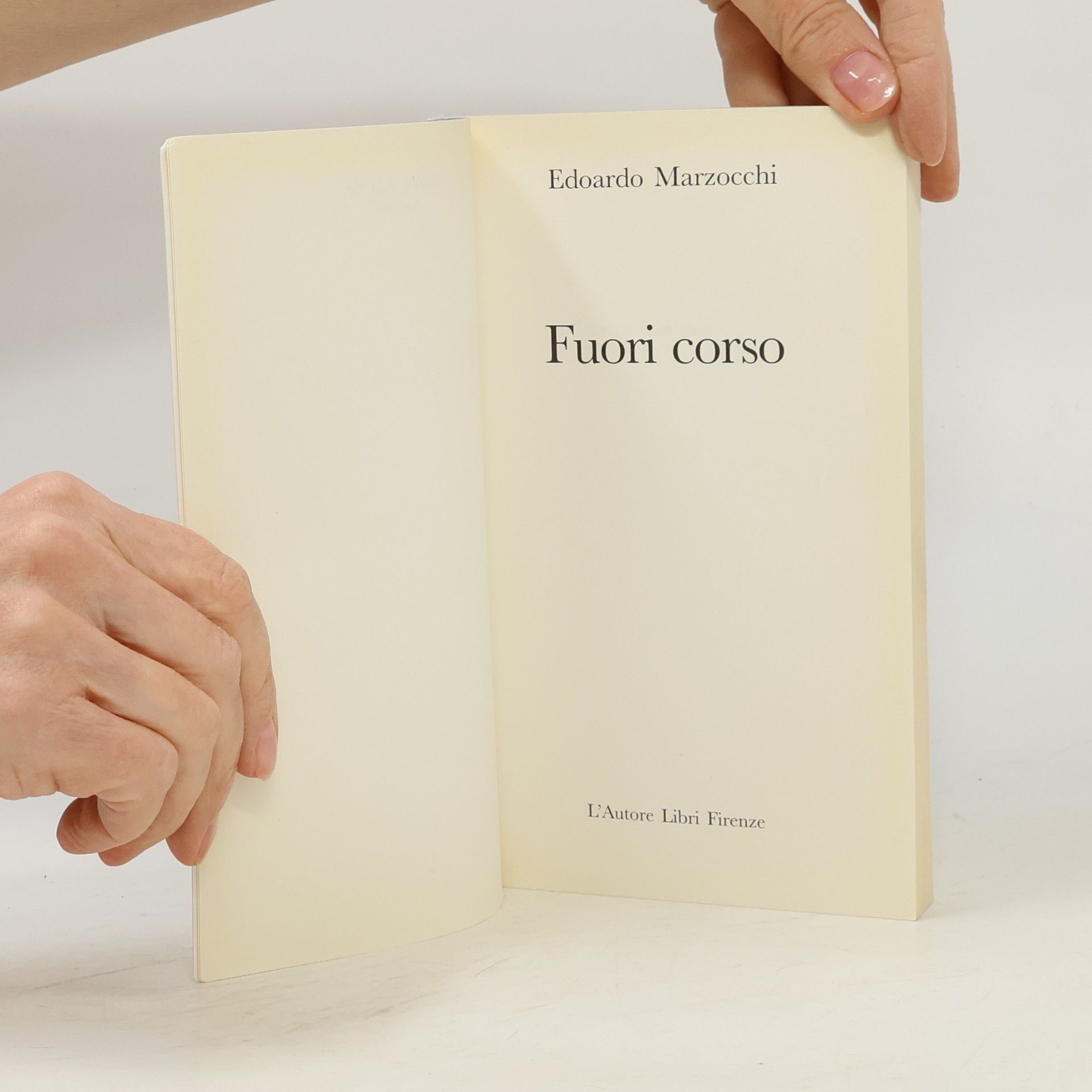 Edoardo Marzocchi Fuori corso