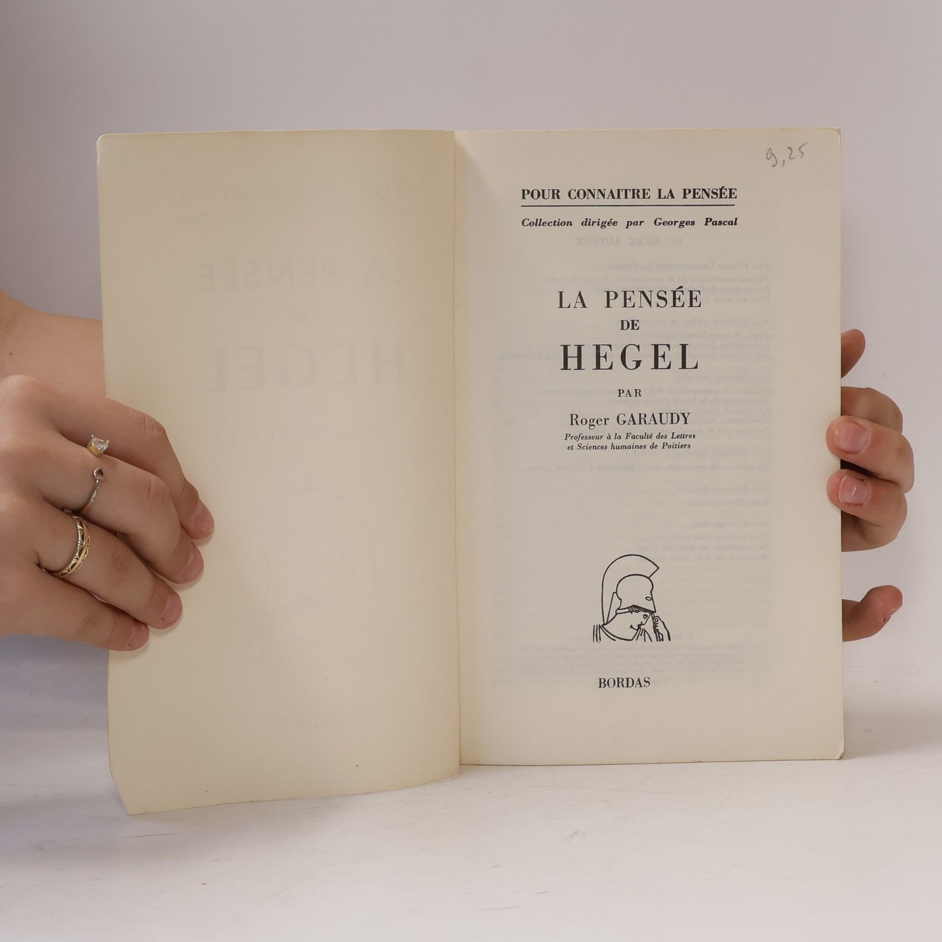 Roger Garaudy La pensée de Hegel