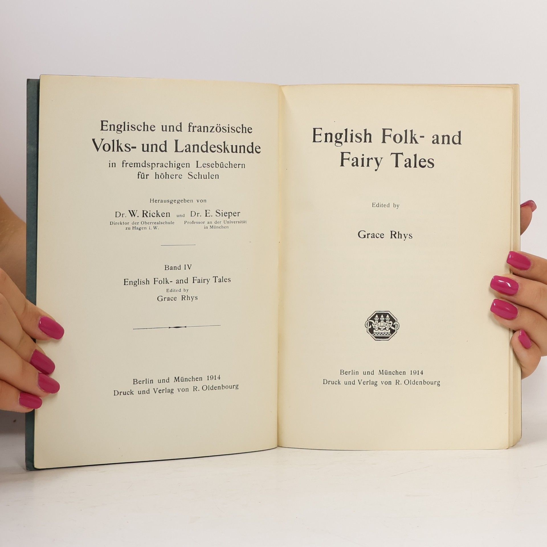 Grace Rhys English Folk- and Fairy Tales