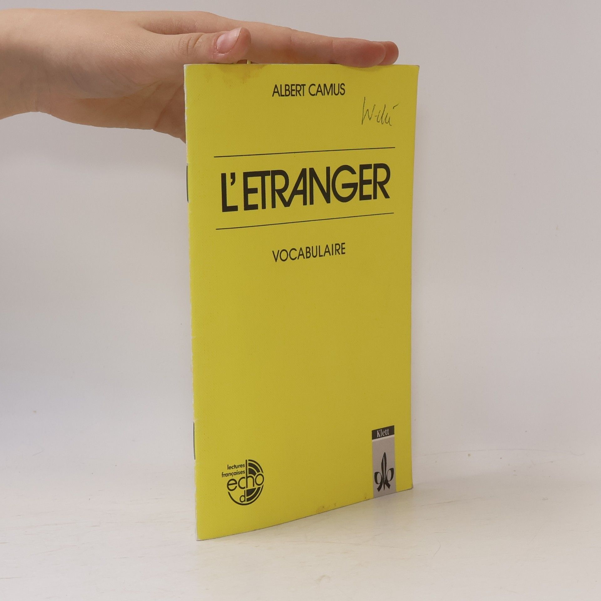 Norbert Maritzen L´étranger Vocabulaire