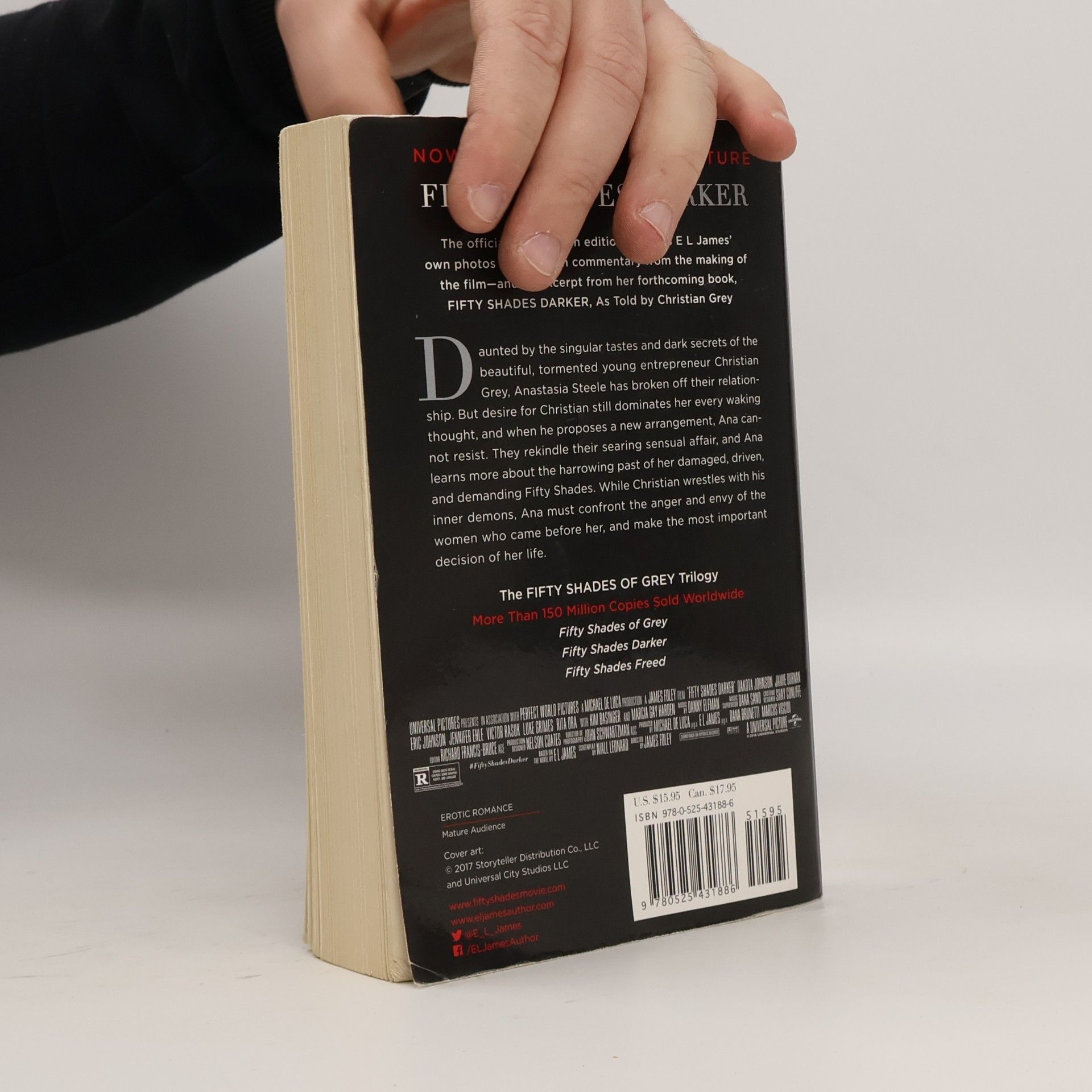 E L James Fifty Shades Darker