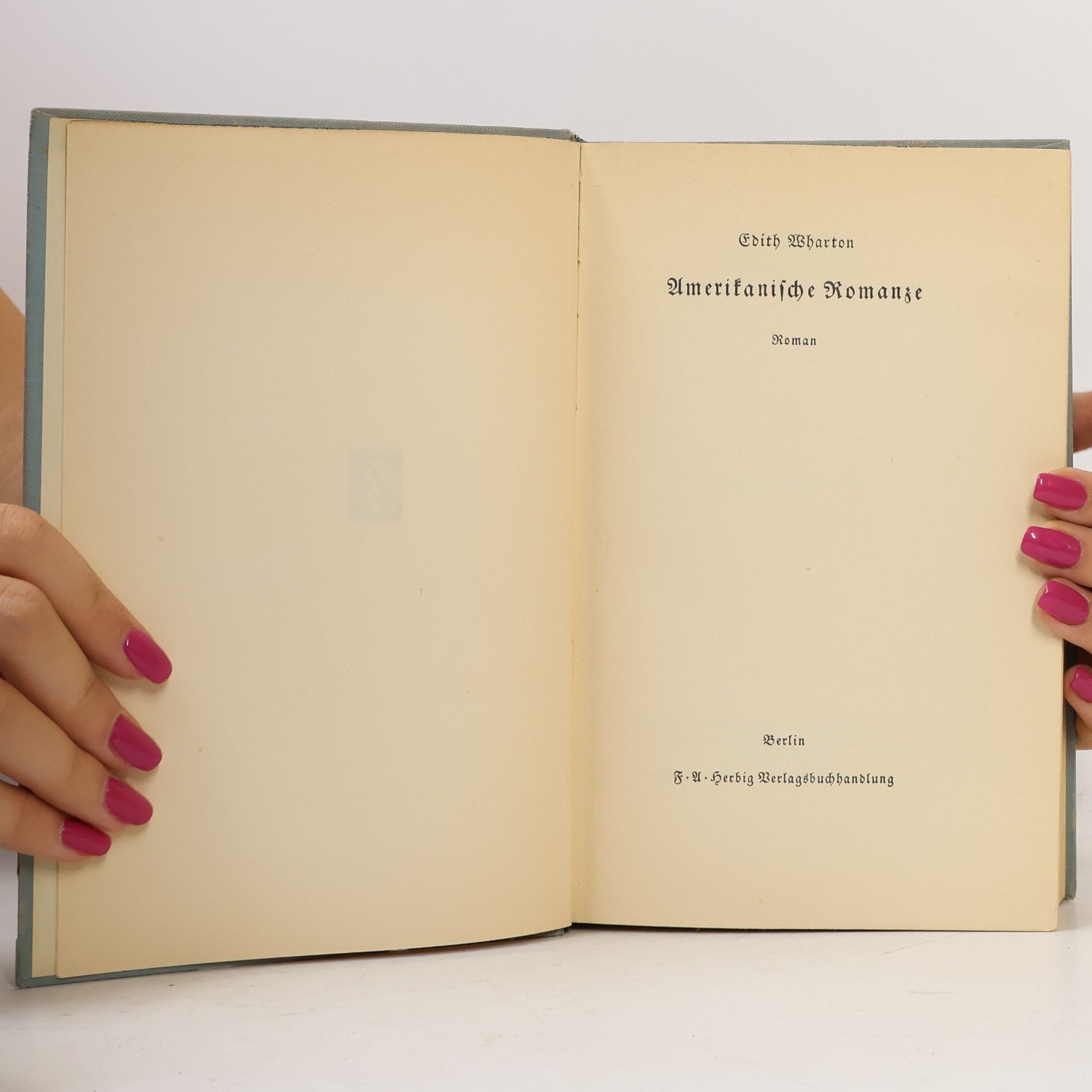 Edith Wharton Amerikanische Romanze
