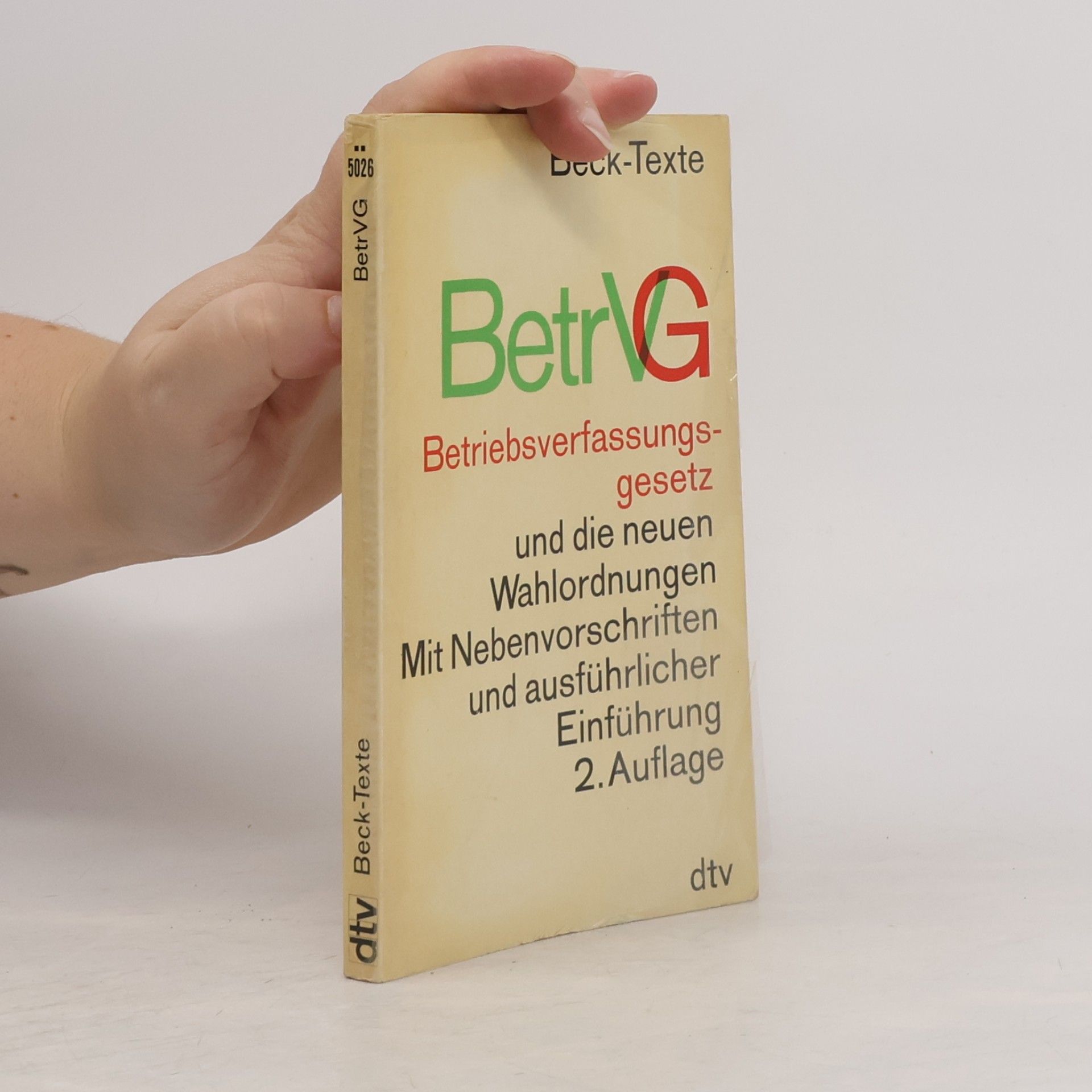 Otfried Wlotzke Betriebsverfassungsgesetz