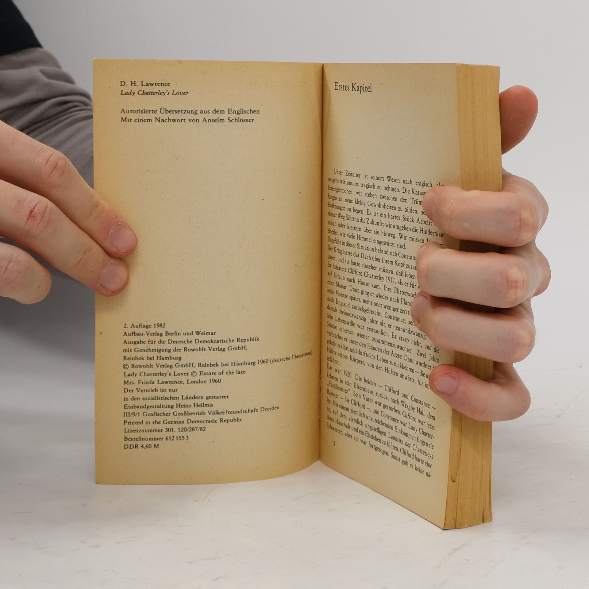 David Herbert Lawrence Lady Chatterley