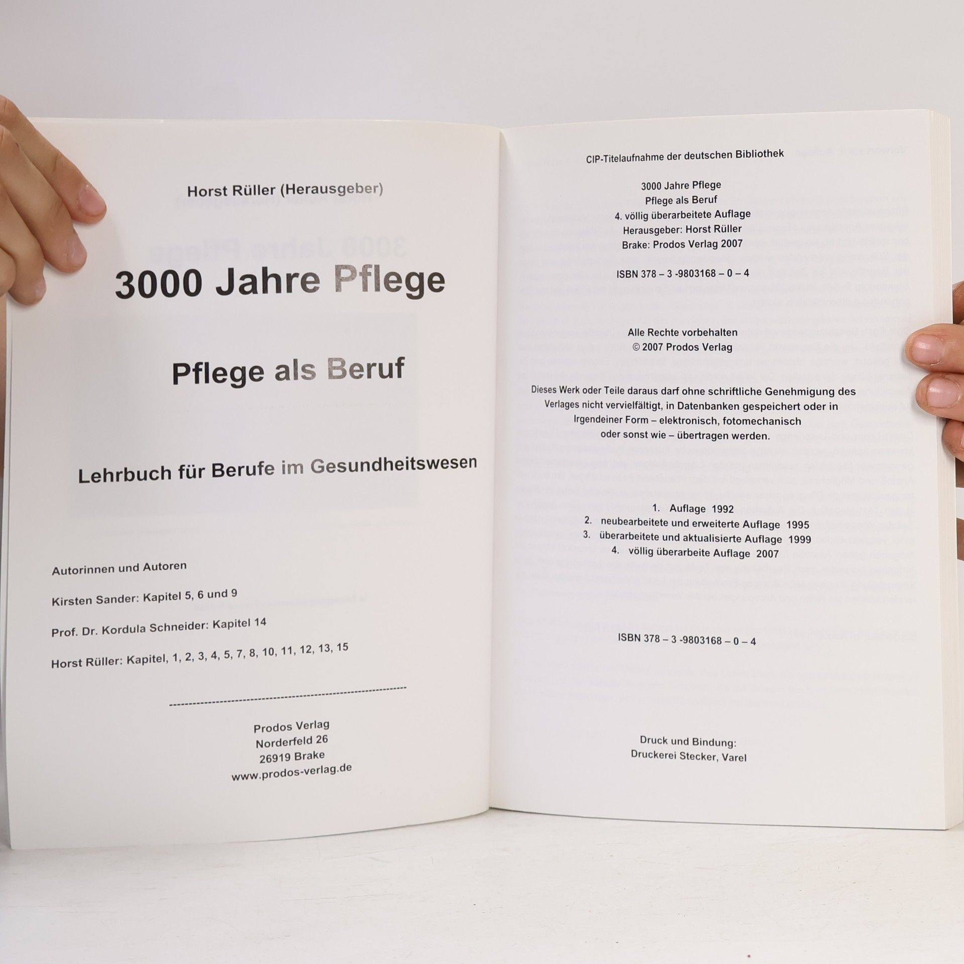 Horst Rüller 3000 Jahre Pflege