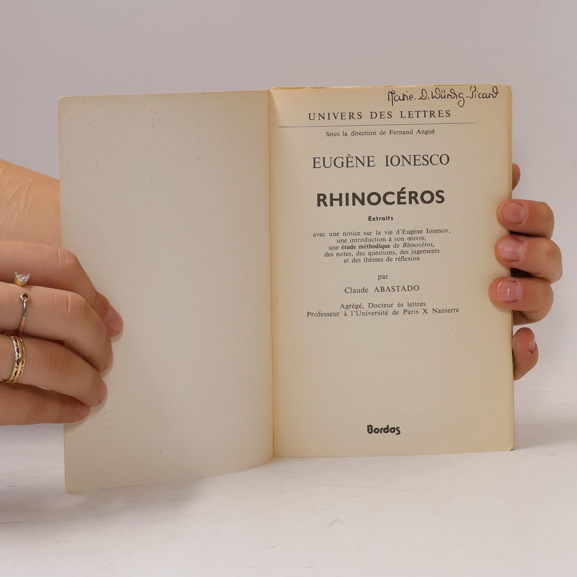 Eugéne Ionesco Rinoceros