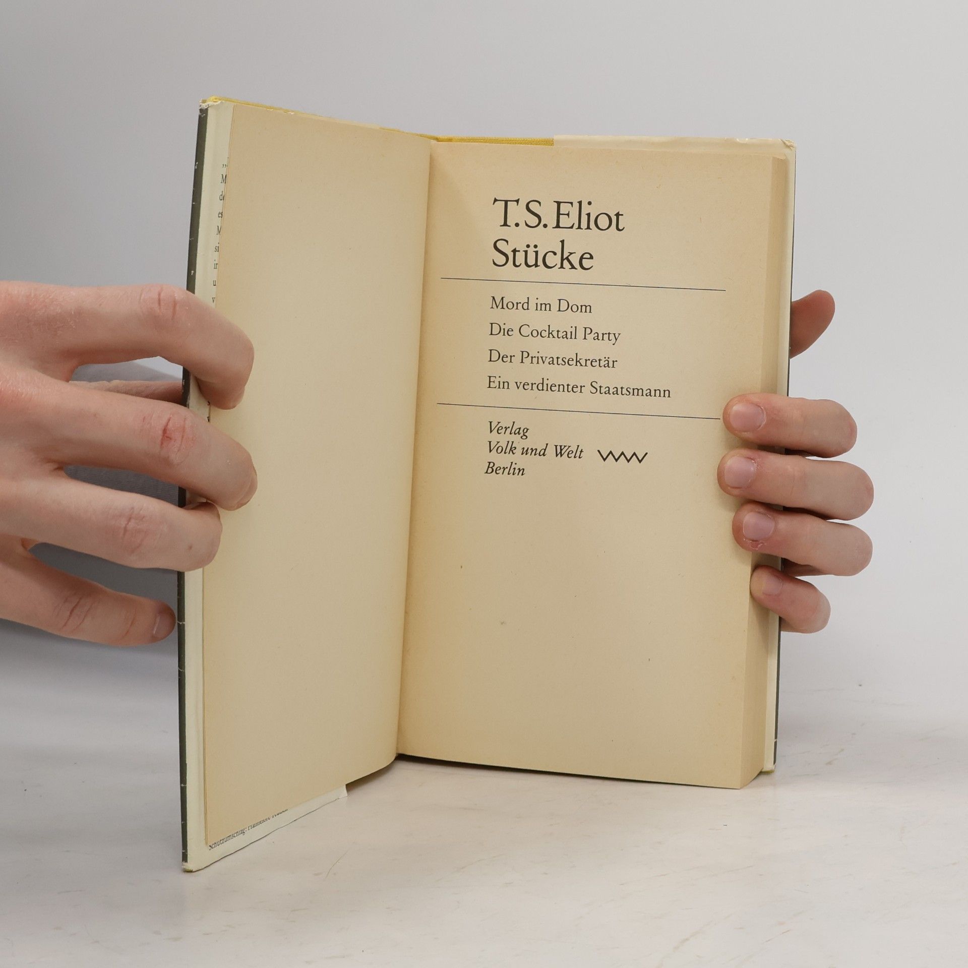 Thomas Stearns Eliot Stücke