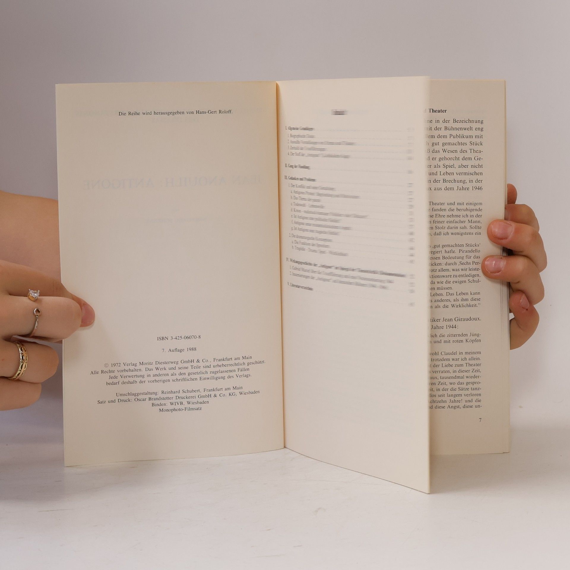 Wolfgang Schrank Anouilh, Antigone