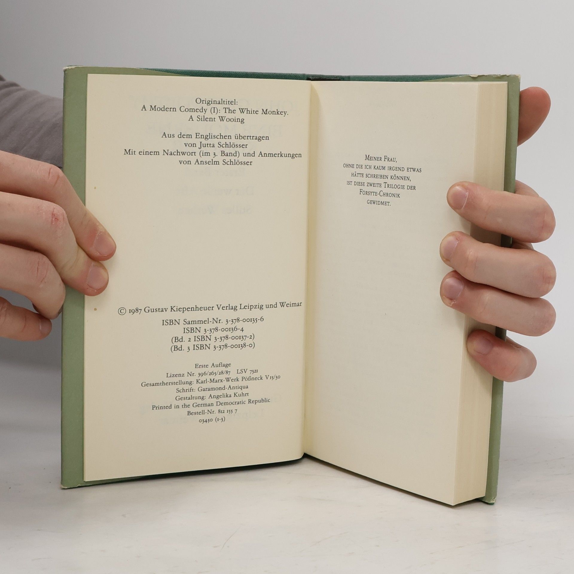 John Galsworthy Eine moderne komödie 1