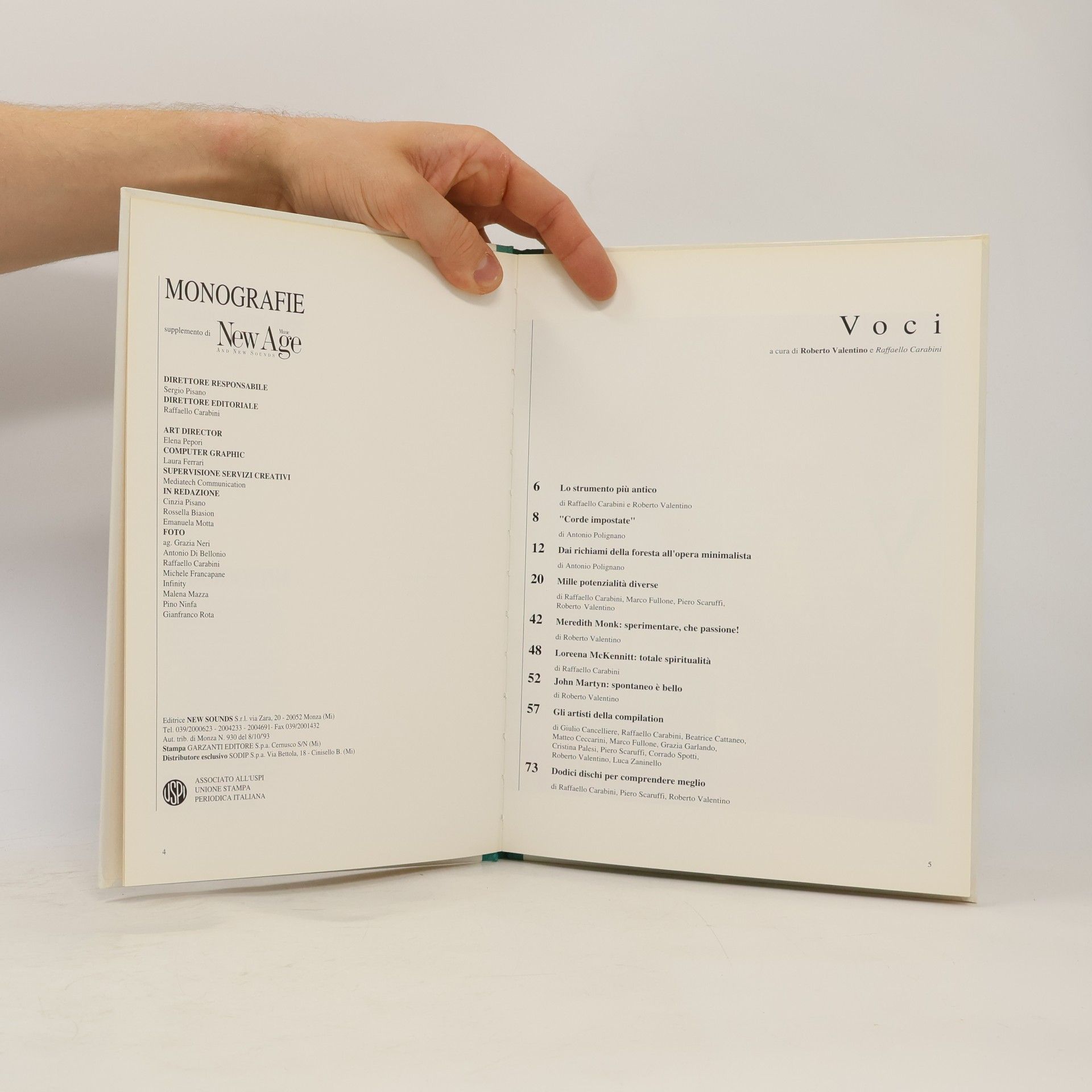 AA.VV. Monografie: Voci