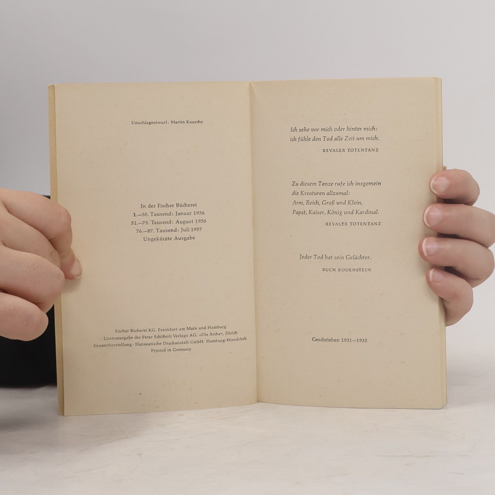 Werner Bergengruen Der Tod von Reval