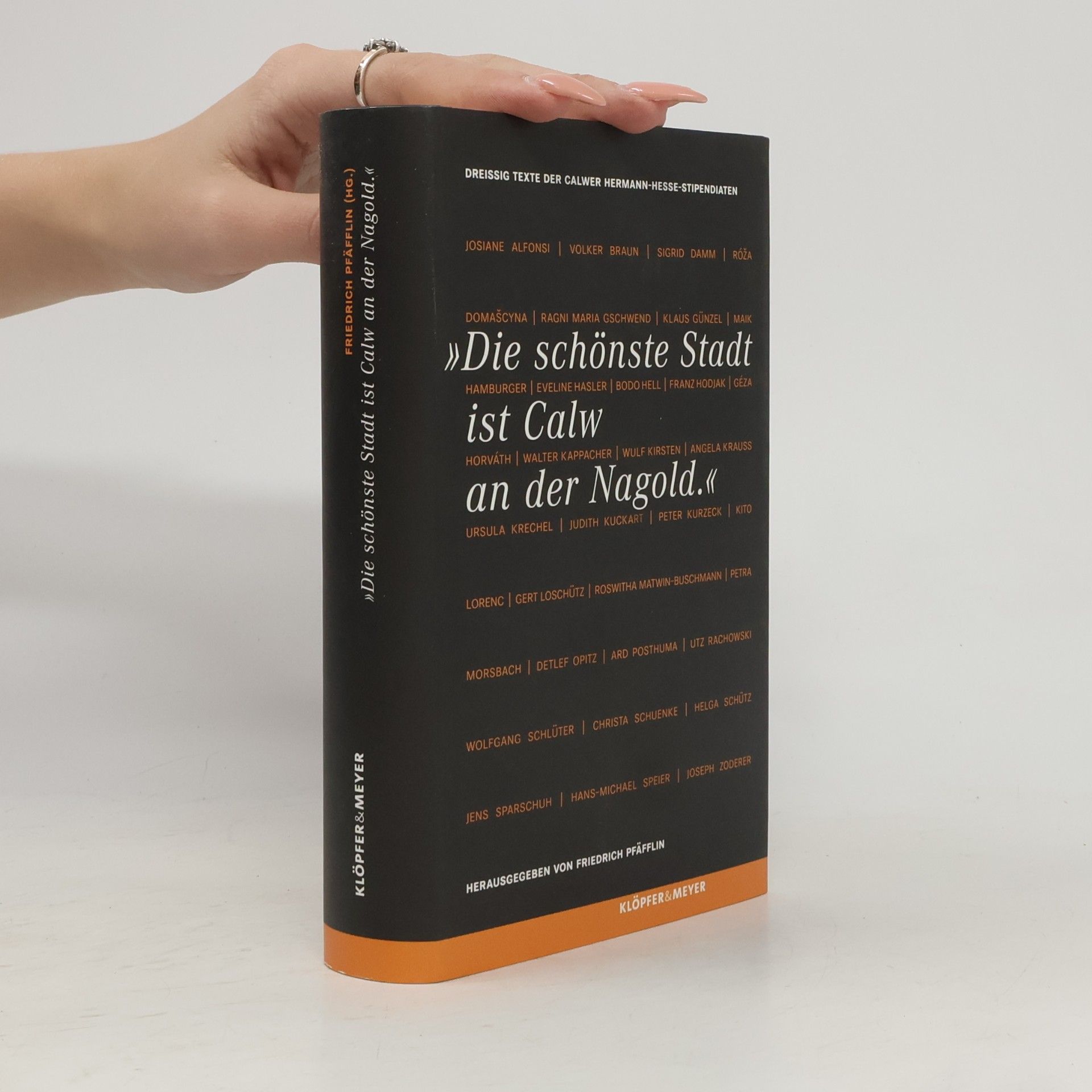 "Die schönste Stadt ist Calw an der Nagold"