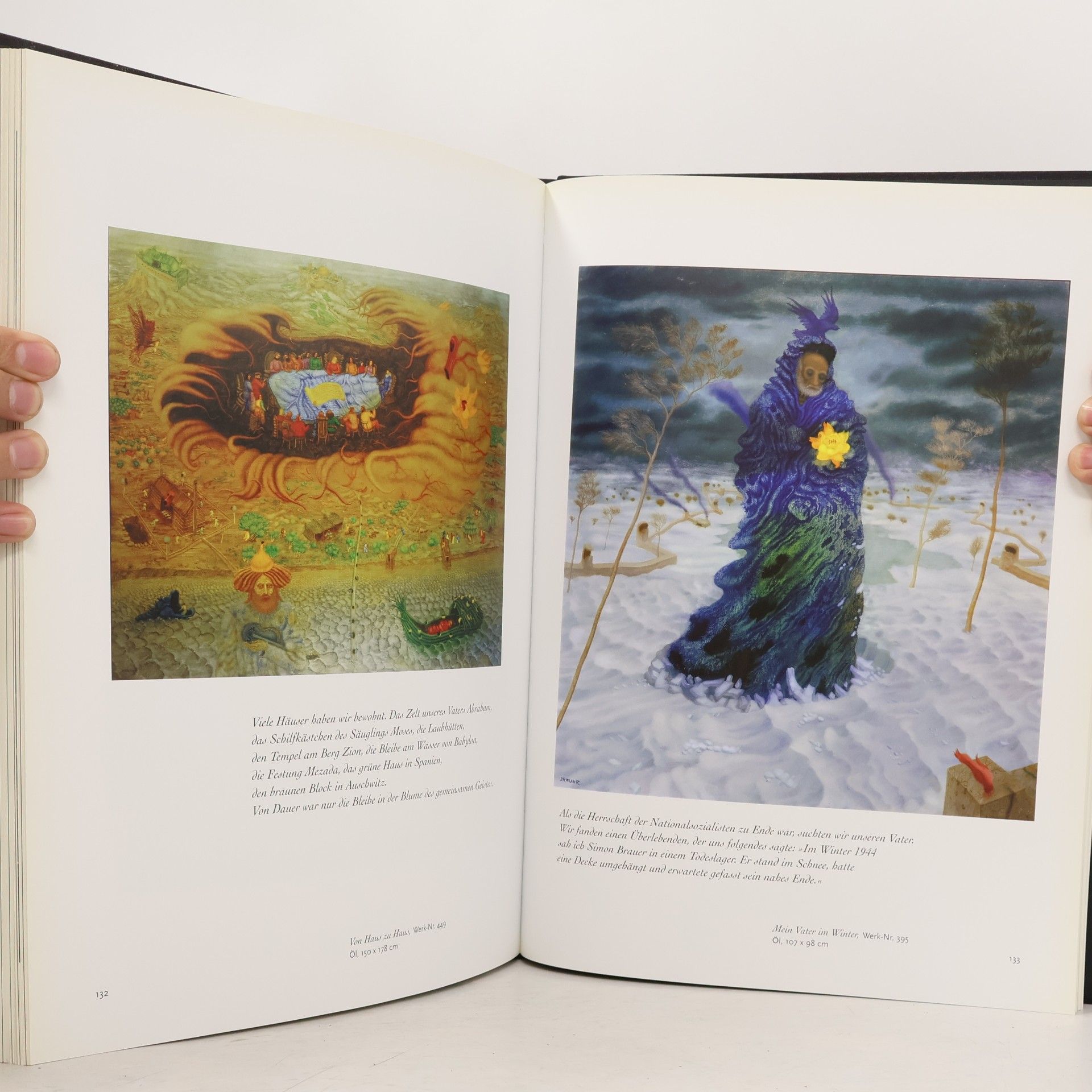 Arik Brauer Brauer - schieß nicht auf die blaue Blume! ; [anlässlich der Ausstellung Arik Brauer, Schieß nicht auf die Blaue Blume ...!] ; KunstHausWien, 11. September 2003 - 18. Januar 2004